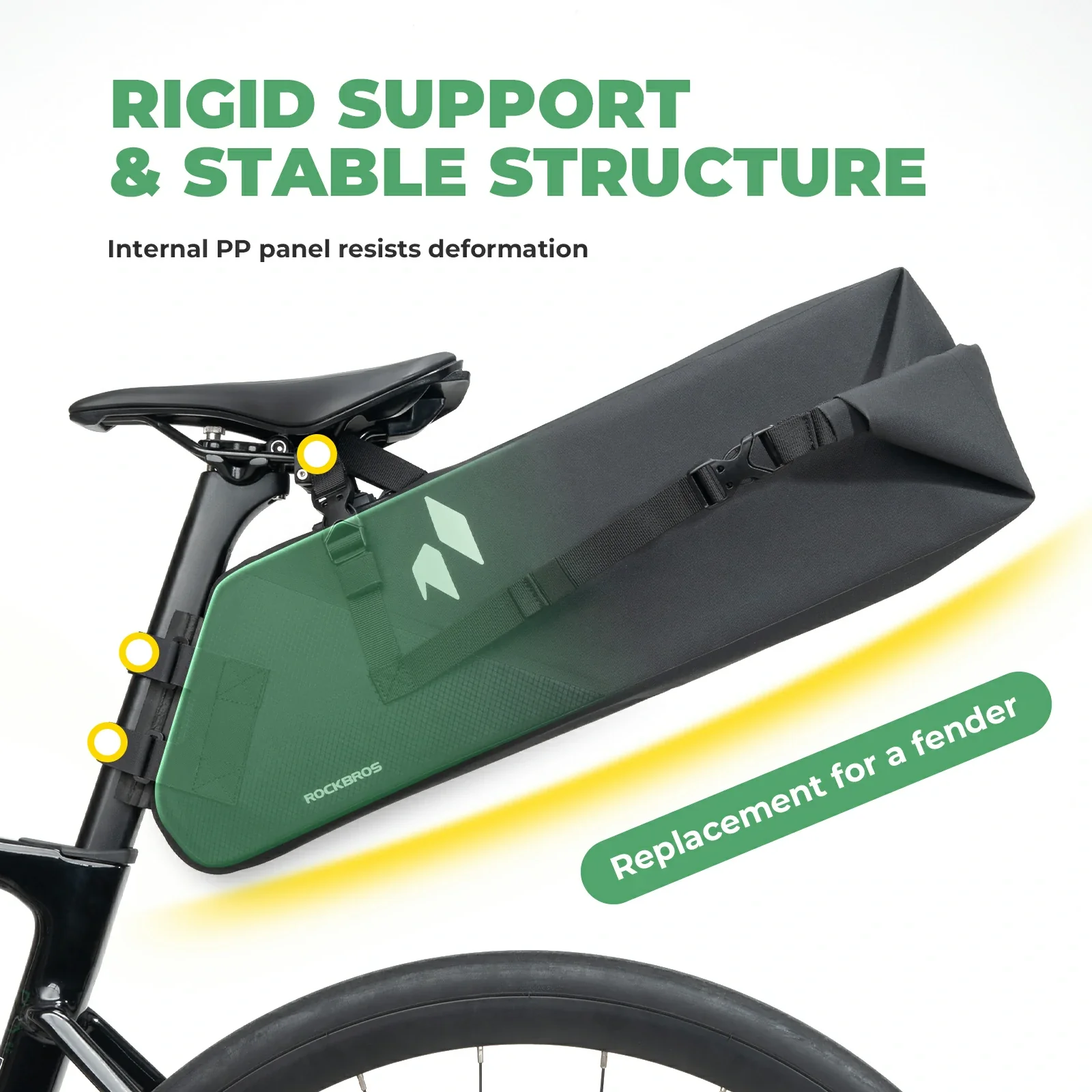 RideMate 100% 13L Waterproof Bike Saddle Bag AS-157 - Image 3