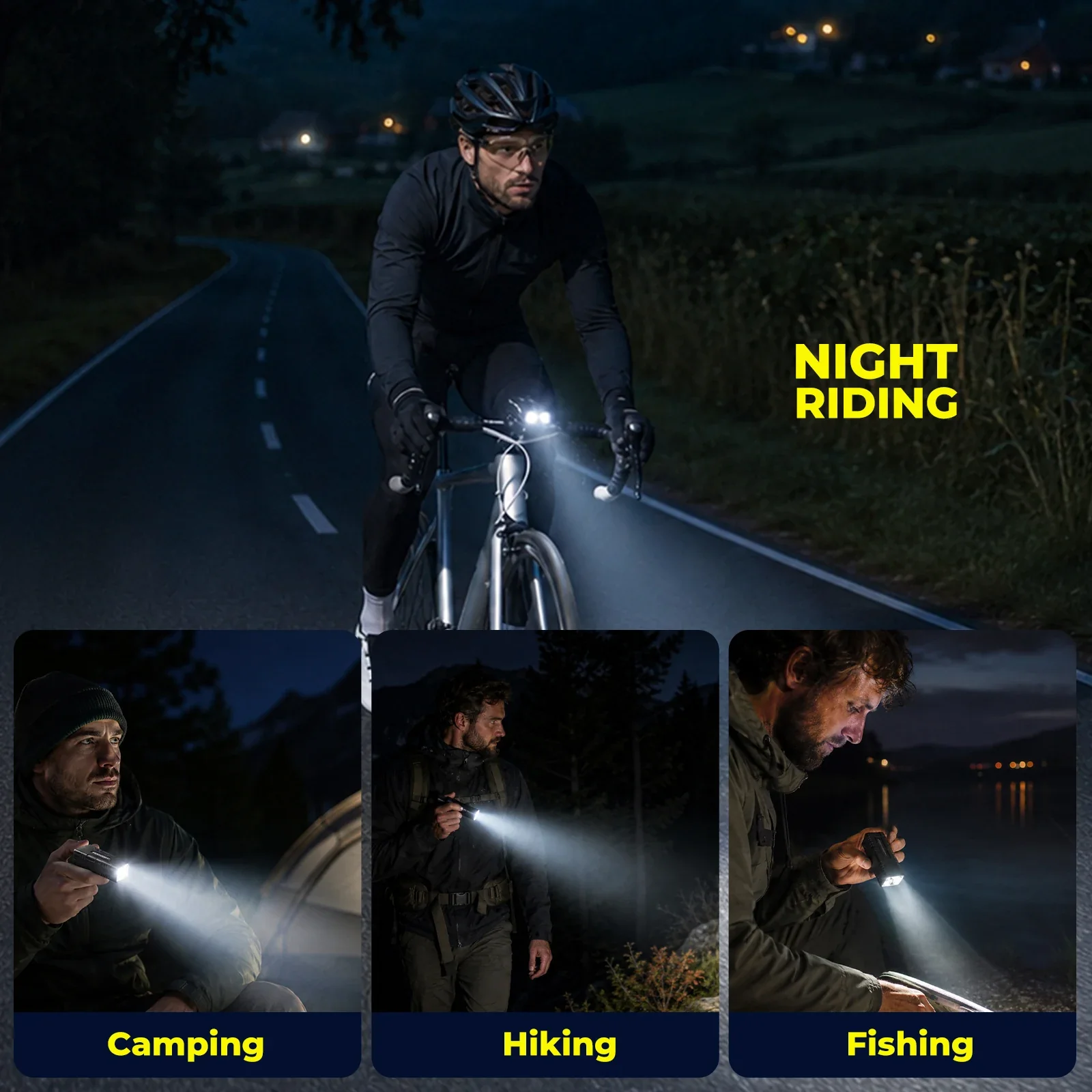 850 Lumen Rechargeable Bike Front Light BC29 - Image 5