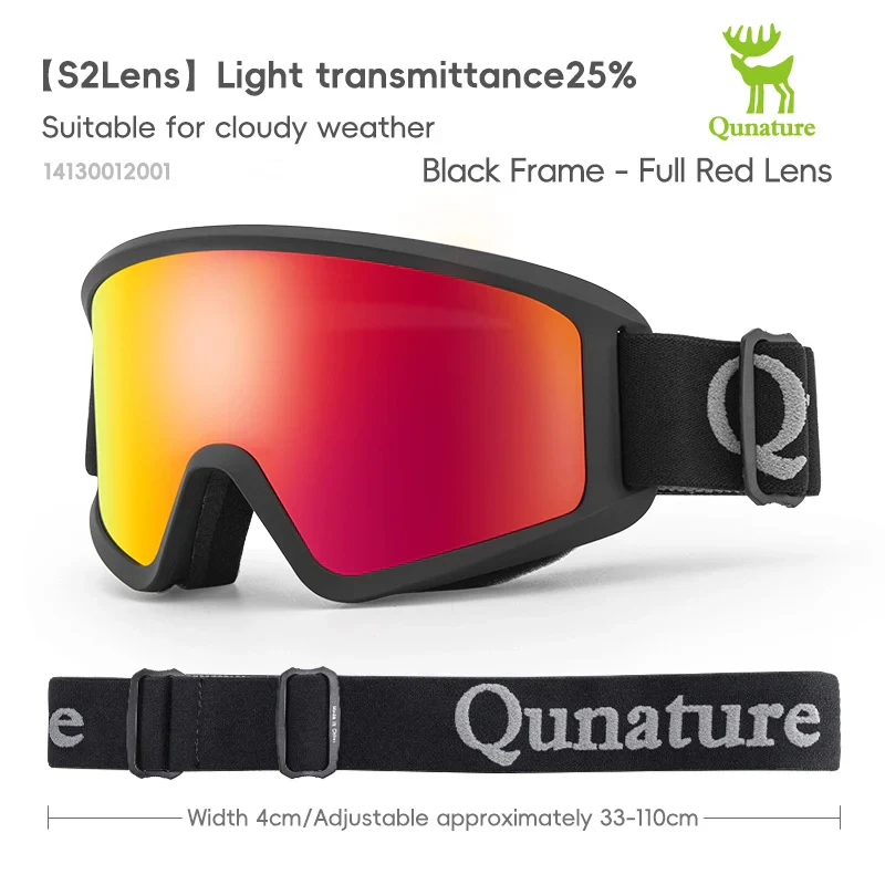 Anti-Fog Cylindrical Ski Goggles Double-Layer Lenses UV400 Protection - Image 2