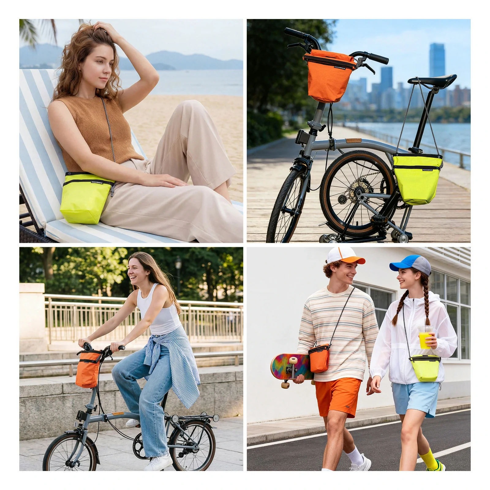 Bike Handlebar Bag Ultralight 2-in-1 Shoulder Strap 3L - Image 16