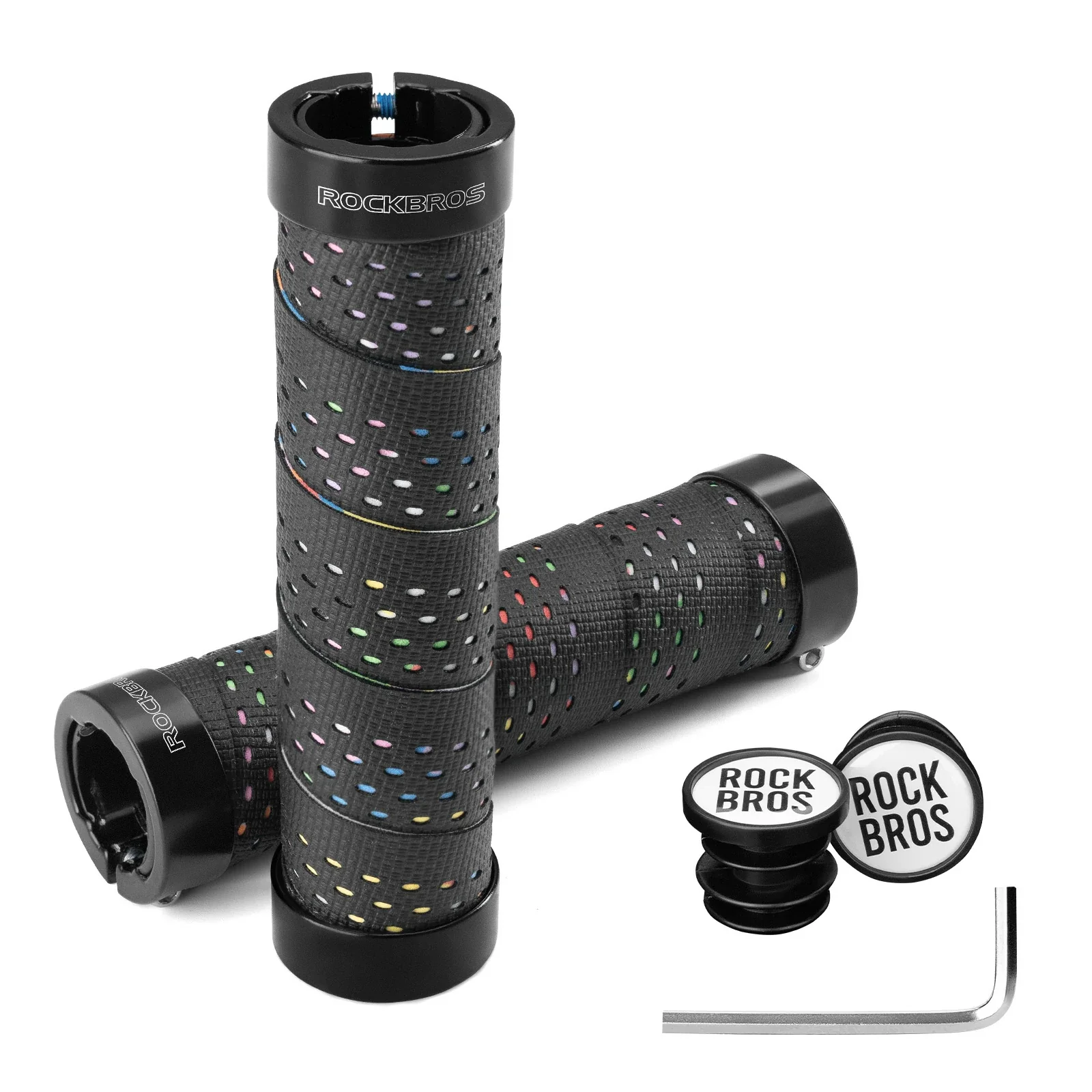 Bike Handlebar Grips Double Lock Non-slip Universal