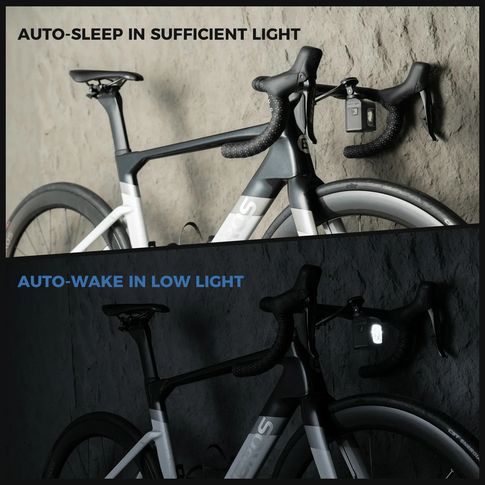 Bike Front Light with Remote Digital Display 1600LM 4000mAh IPX6 - M8 - Image 10