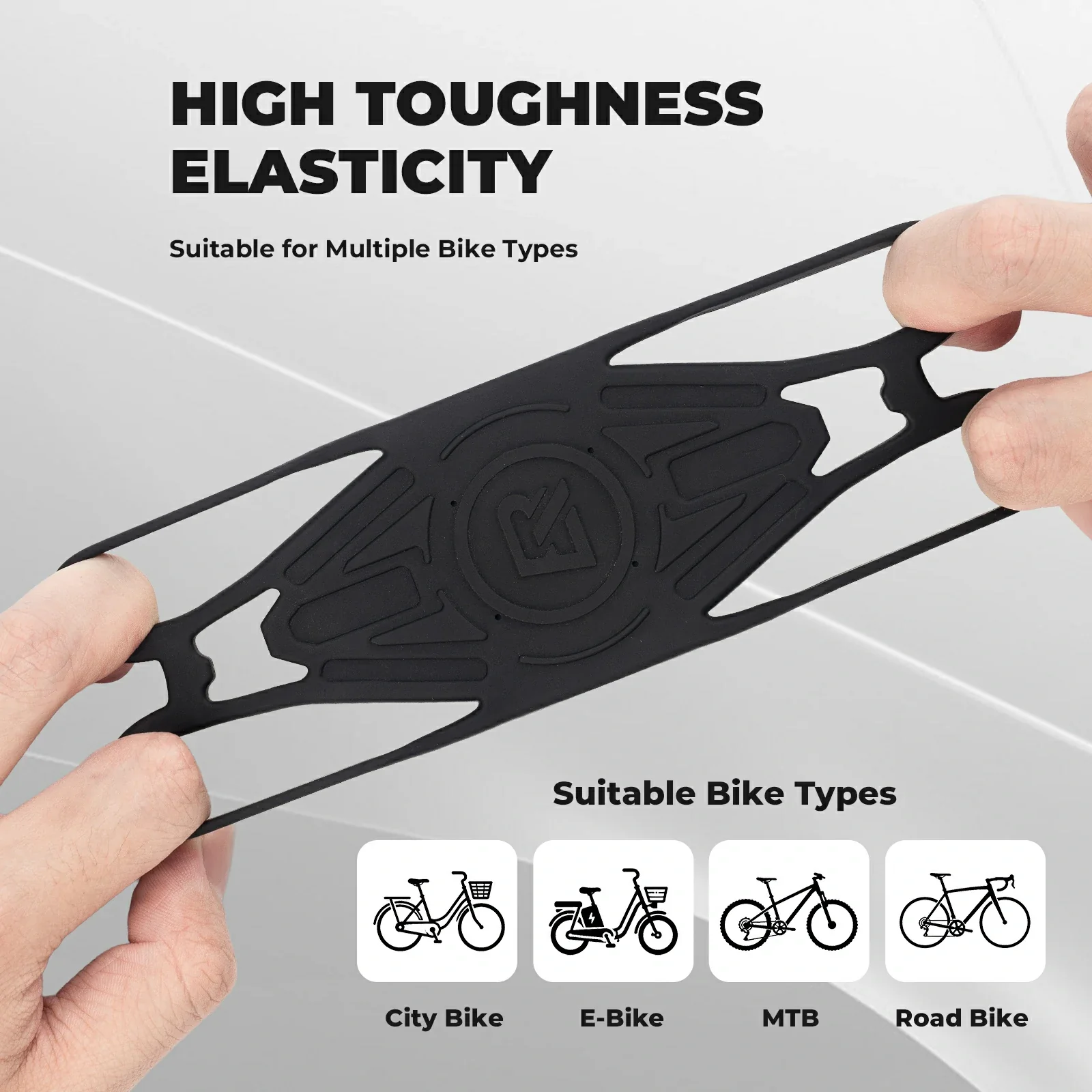 Bike Phone Holder Silicone Universal 4-Point Secure Mount - Image 6