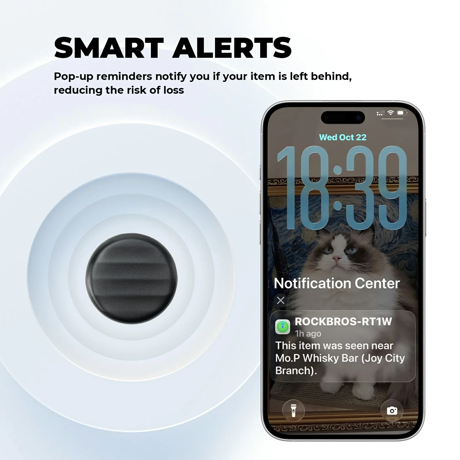 Bluetooth Air Tracker Tag for Apple Find My (iOS Only) - Image 5