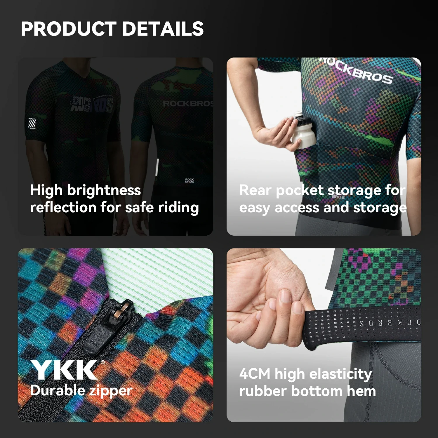 Breathable Short Sleeve Cycling Jersey - Image 5