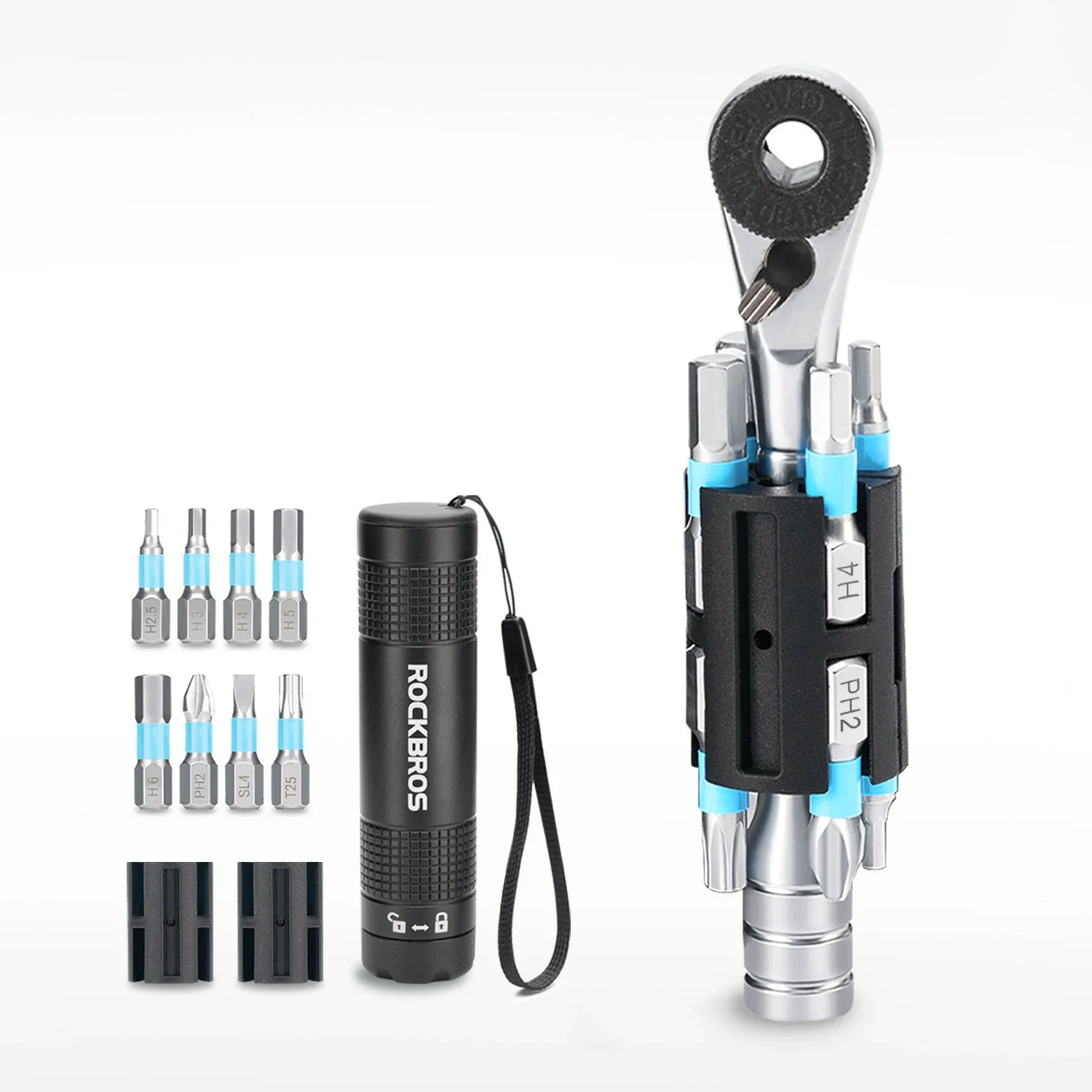 Compact Ratchet Tool Set Lightweight Cycling & Everyday Repair Kit - Image 2