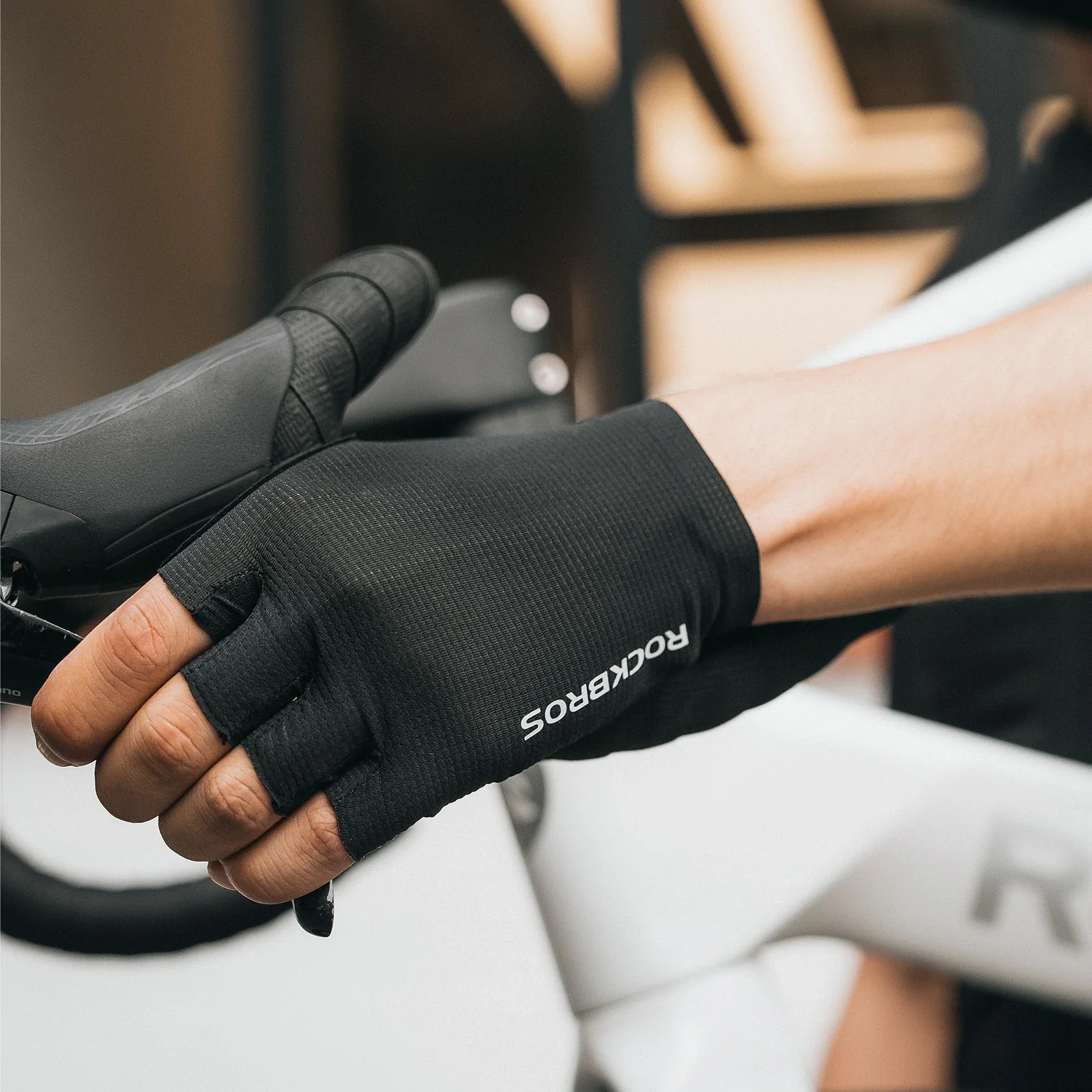 Cycling Gloves Half Finger SBR Padded - Image 5