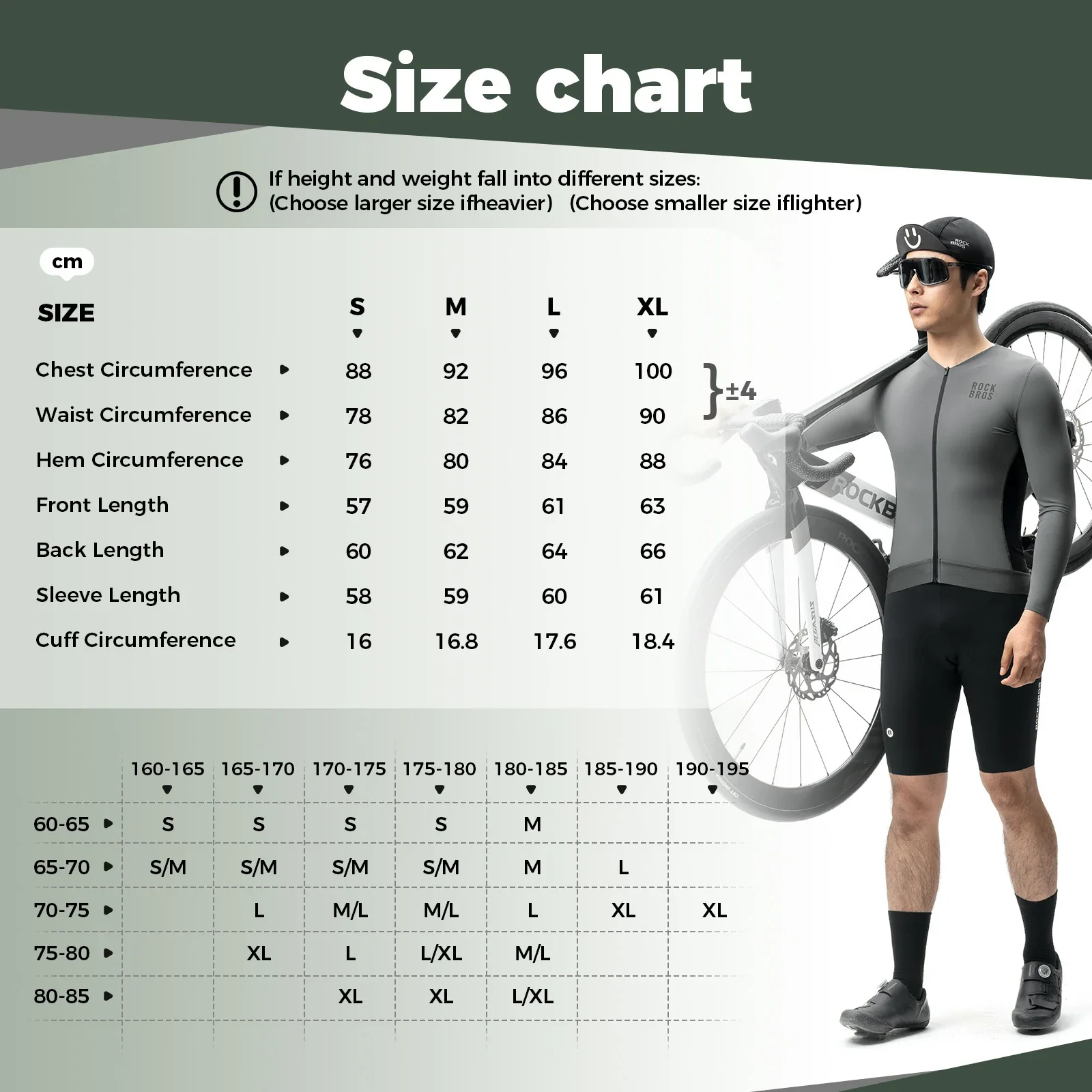 Cycling Jersey Long Sleeve Breathable 3 Pocket - Image 16