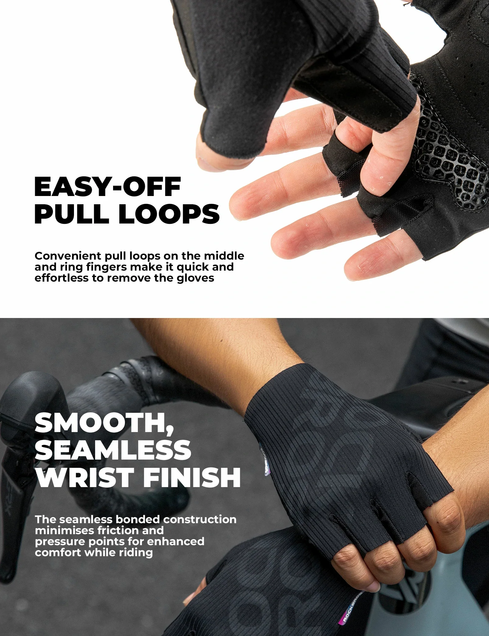 Lightweight Fingerless Cycling Gloves S405 - Image 6