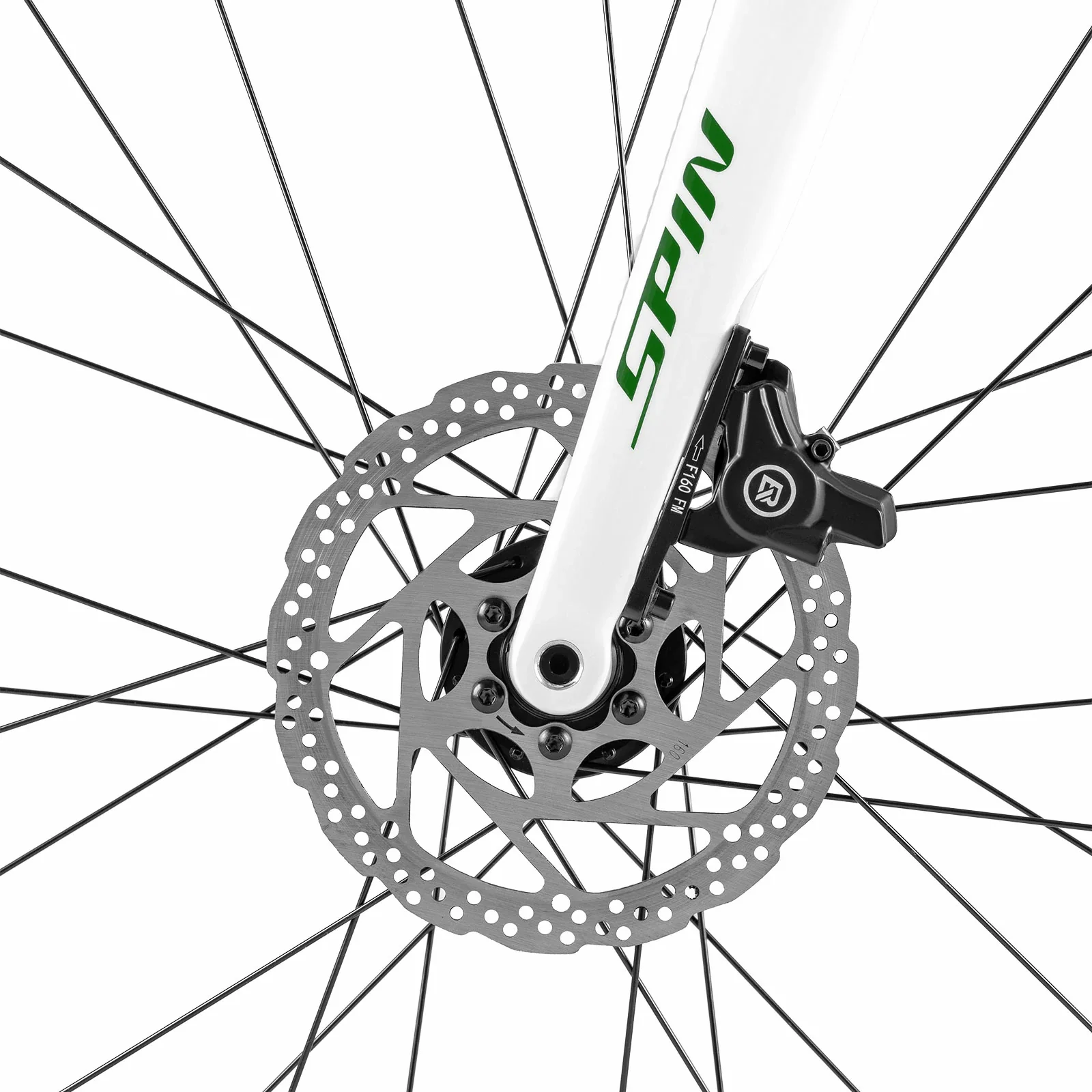 SPIN P2M Flat Bar Road Bike with Carbon Fork 2x10 Speed - Image 3
