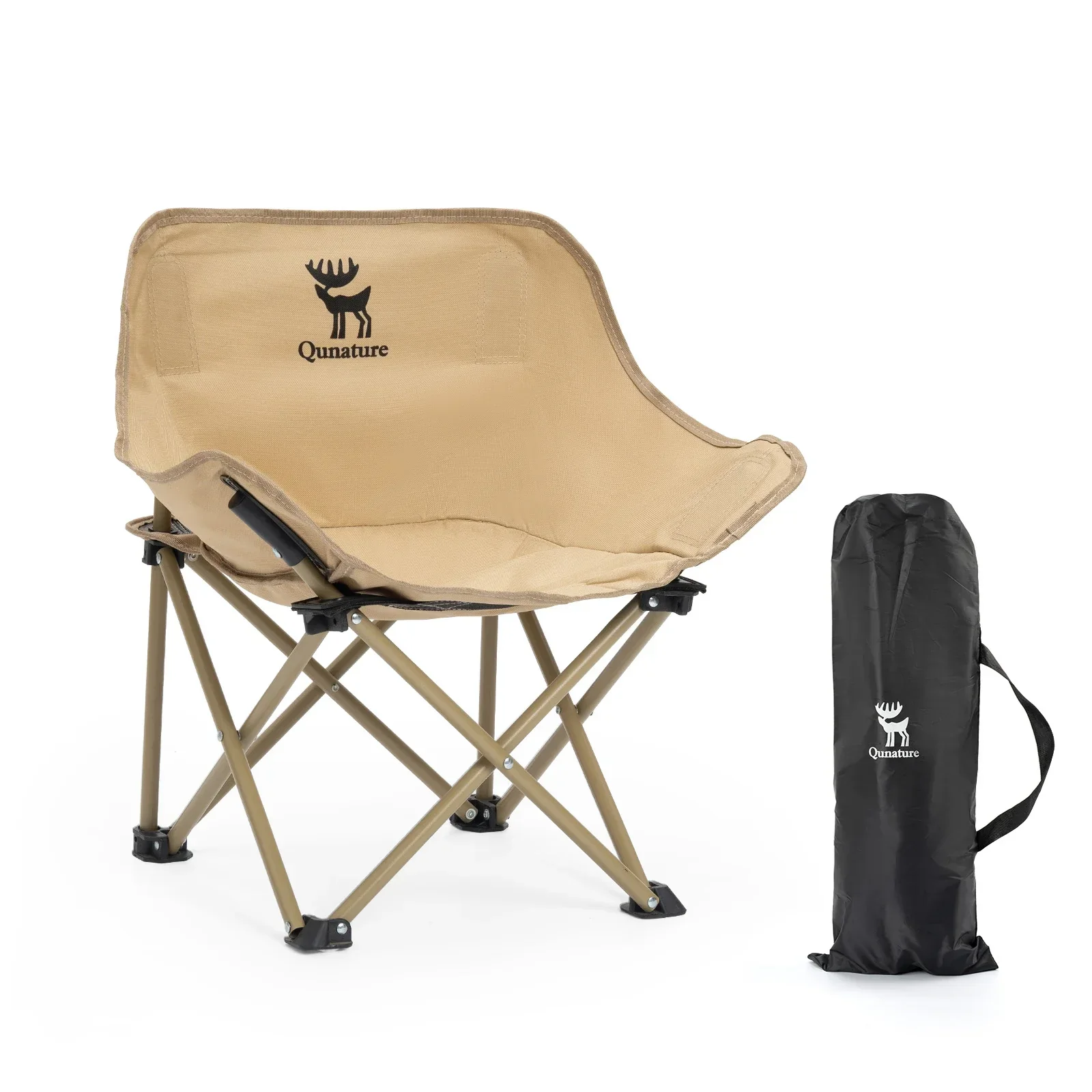 Folding Carbon Steel Camping Chair - Adult & Kids Sizes - Image 8