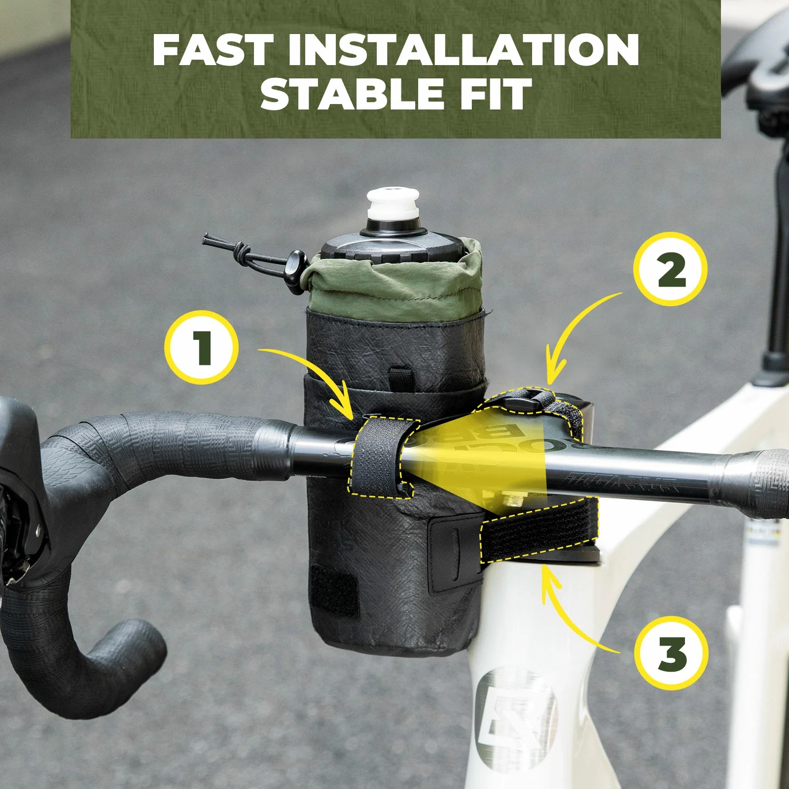 Handlebar Bottle Bag Lightweight 0.7L - Image 5