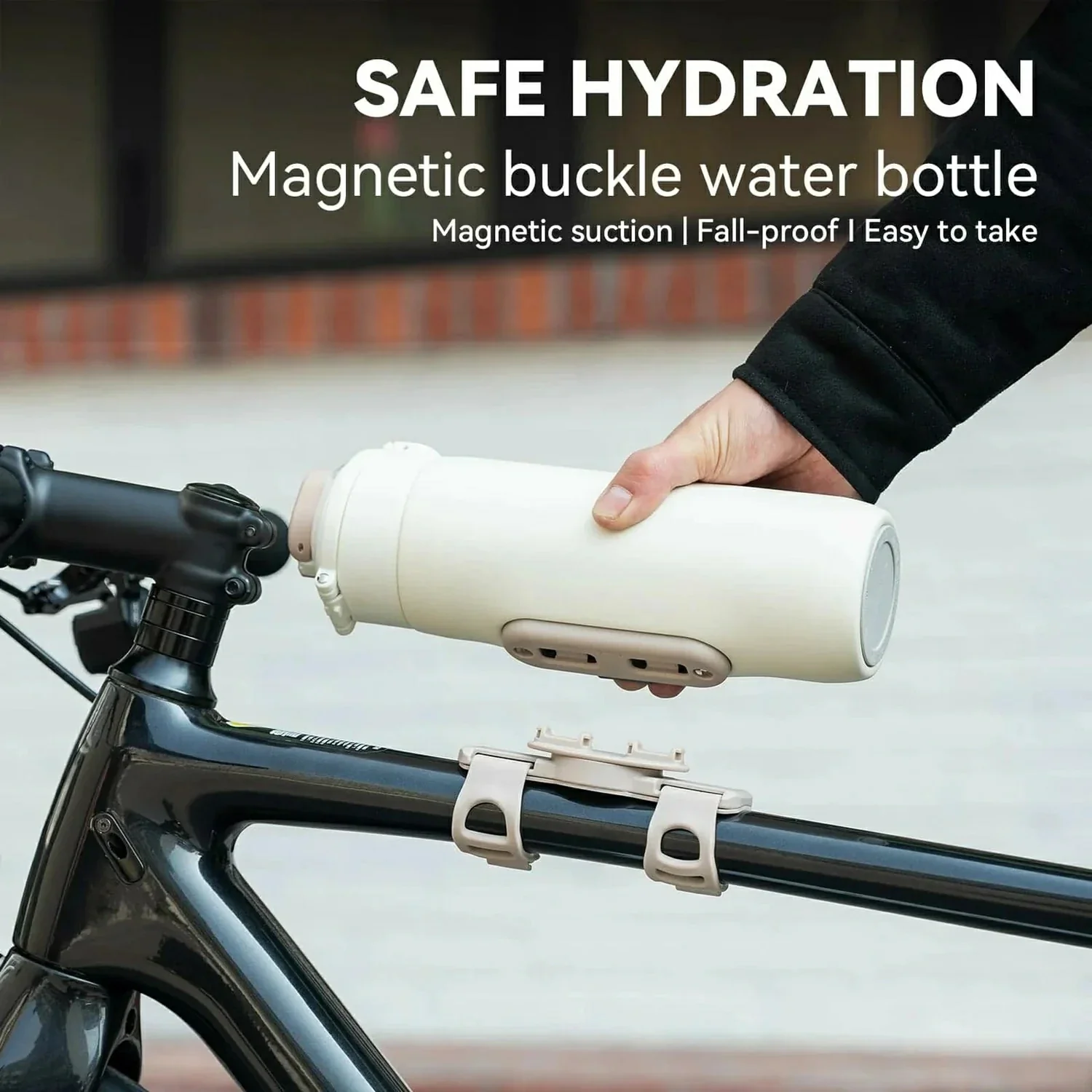 Magnetic Snap-In Bottle Mount with Strap - Image 3