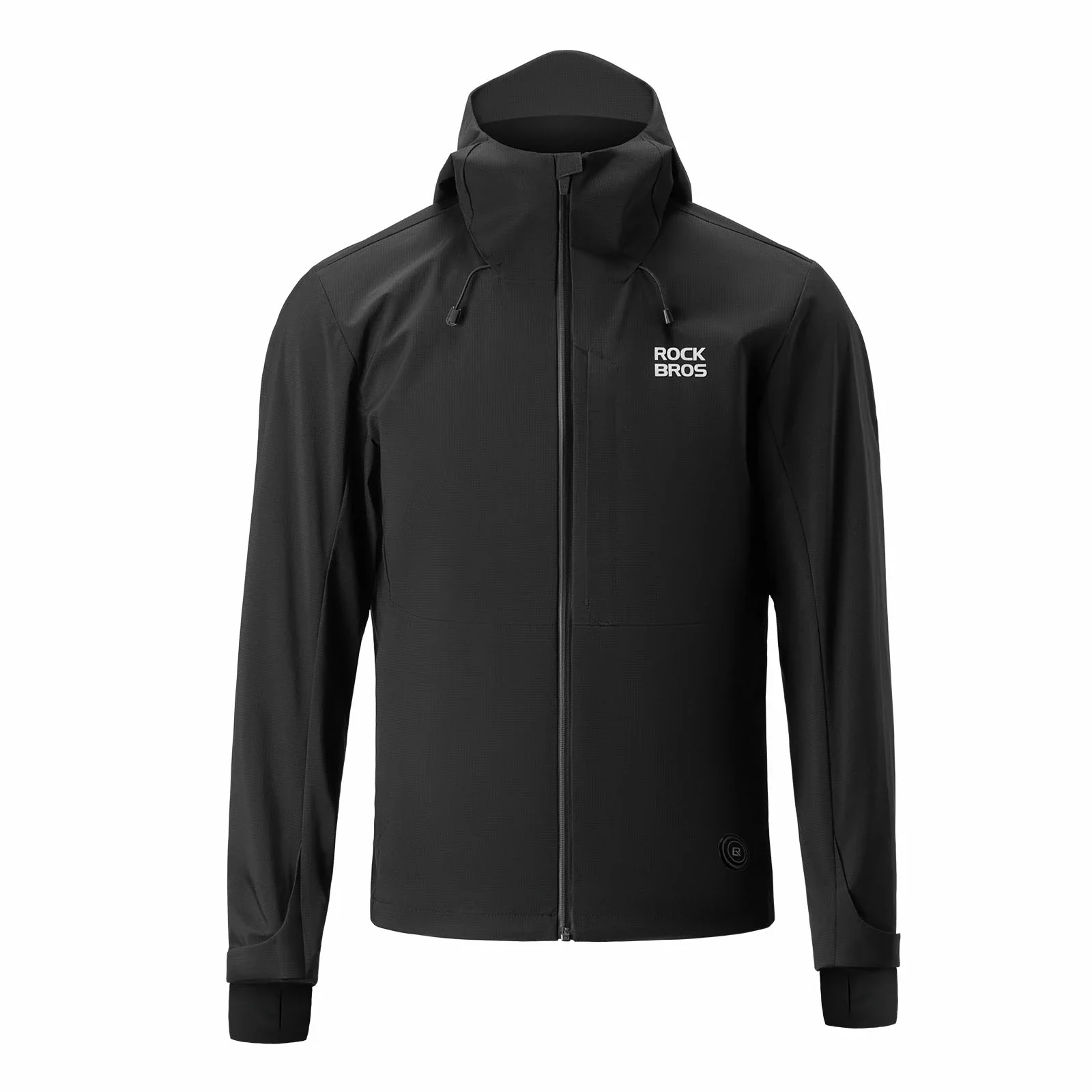 Men's Battery Heated Cycling Jacket Windproof Graphene with 3-Level Control