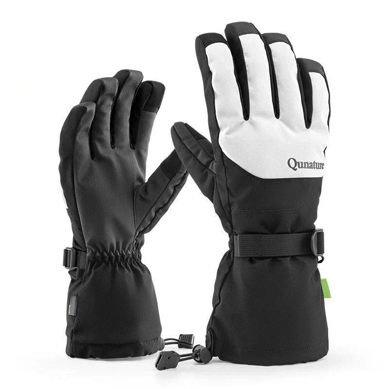 Outdoor Insulated Ski Gloves - Windproof Waterproof Touchscreen Compatible - Image 2