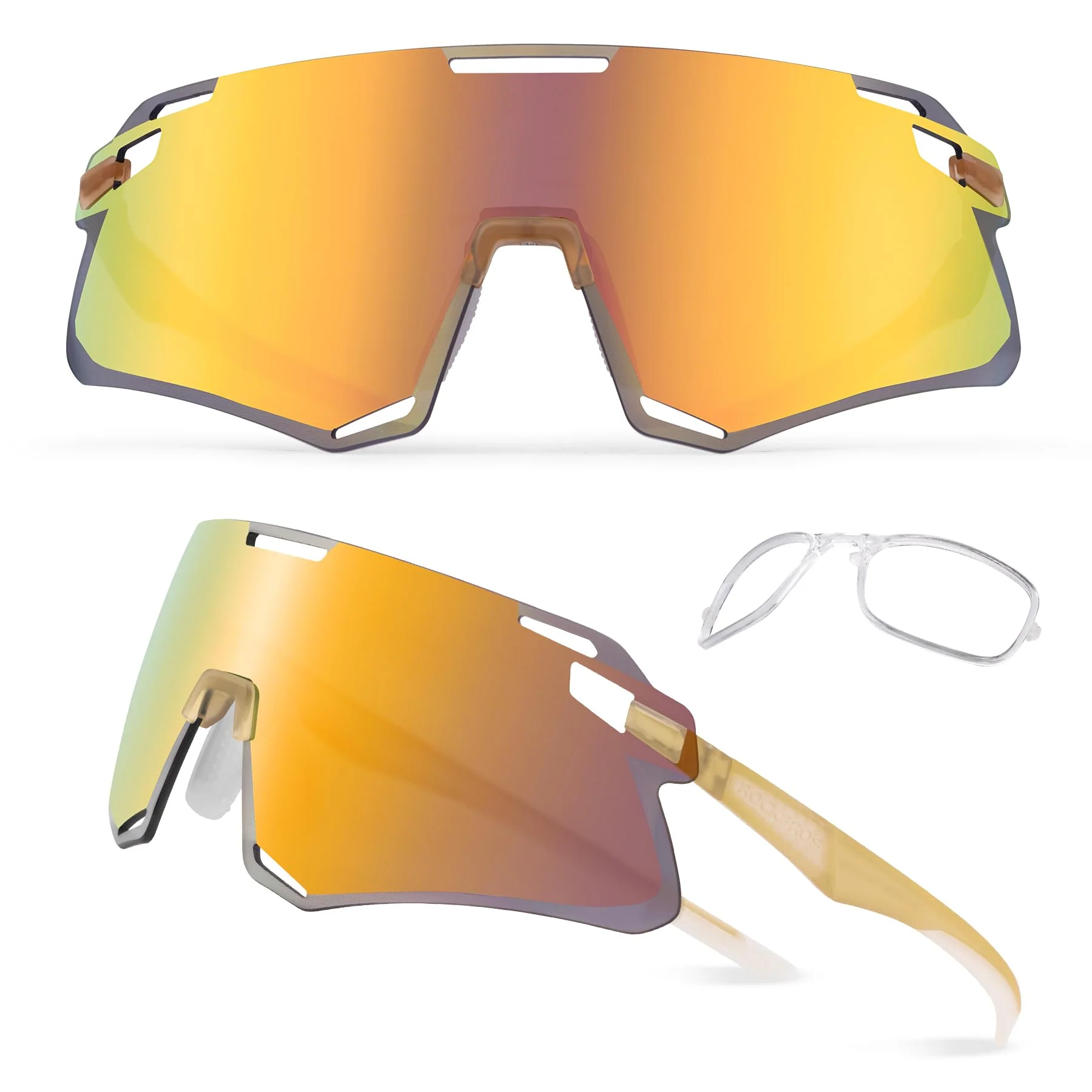 Rimless Polarized Cycling Sunglasses SP318 - Image 3