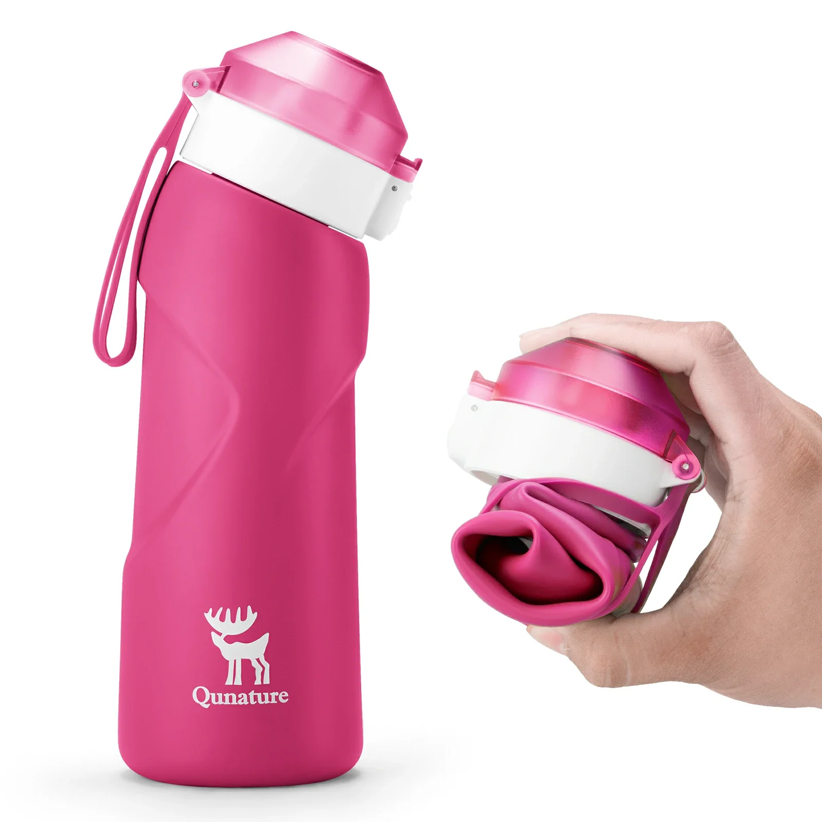 Qunature Collapsible Water Bottle Silicone 700 ml - Image 10