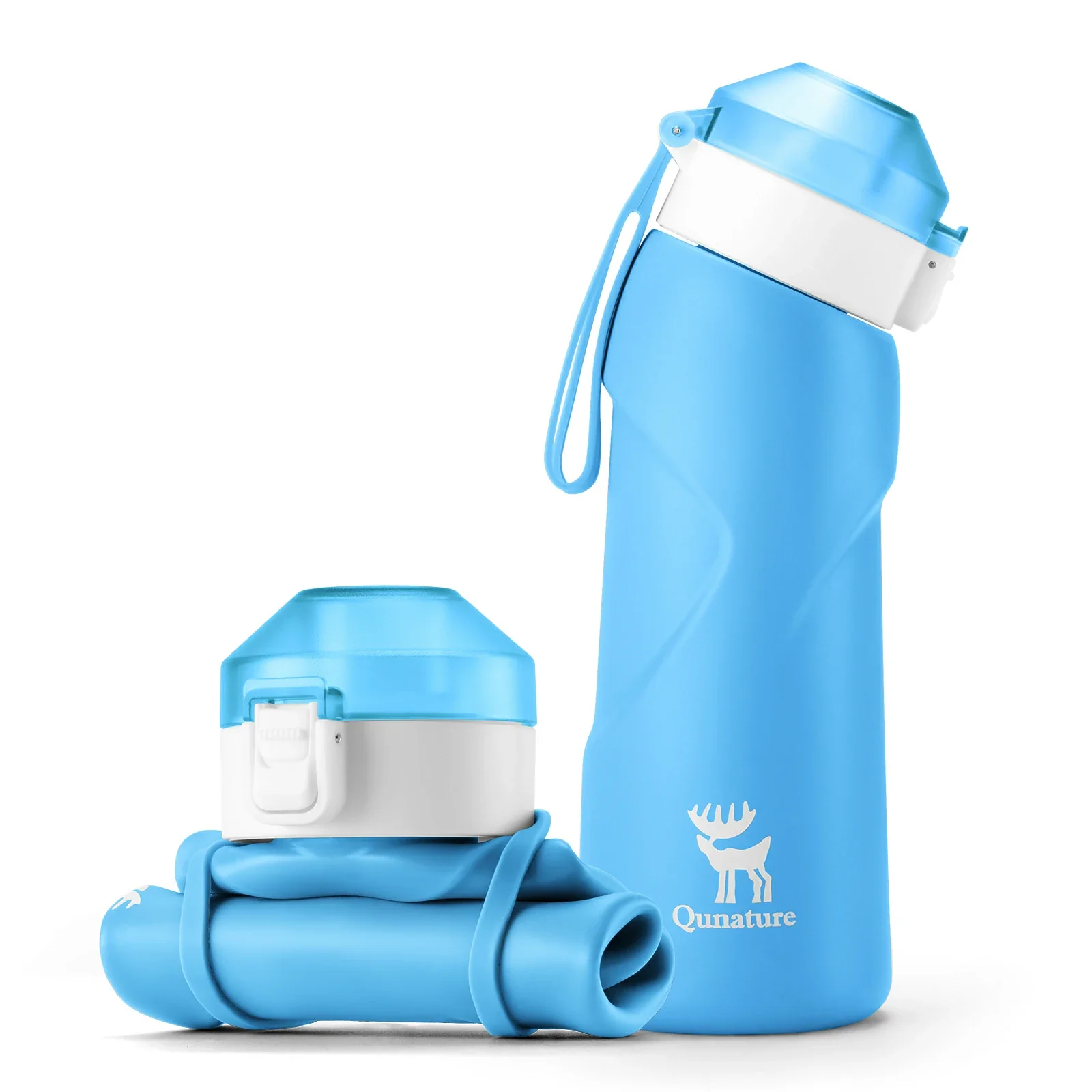 Qunature Collapsible Water Bottle Silicone 700 ml - Image 13