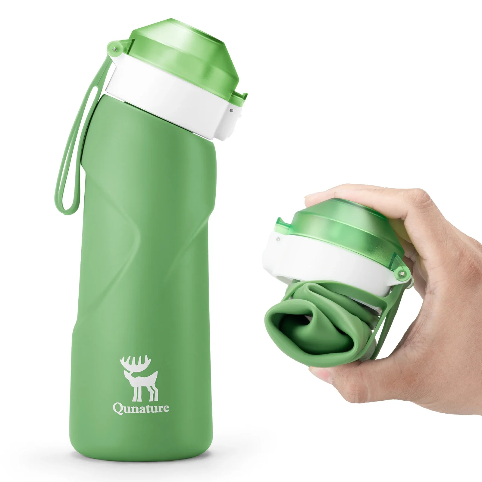 Qunature Collapsible Water Bottle Silicone 700 ml - Image 6