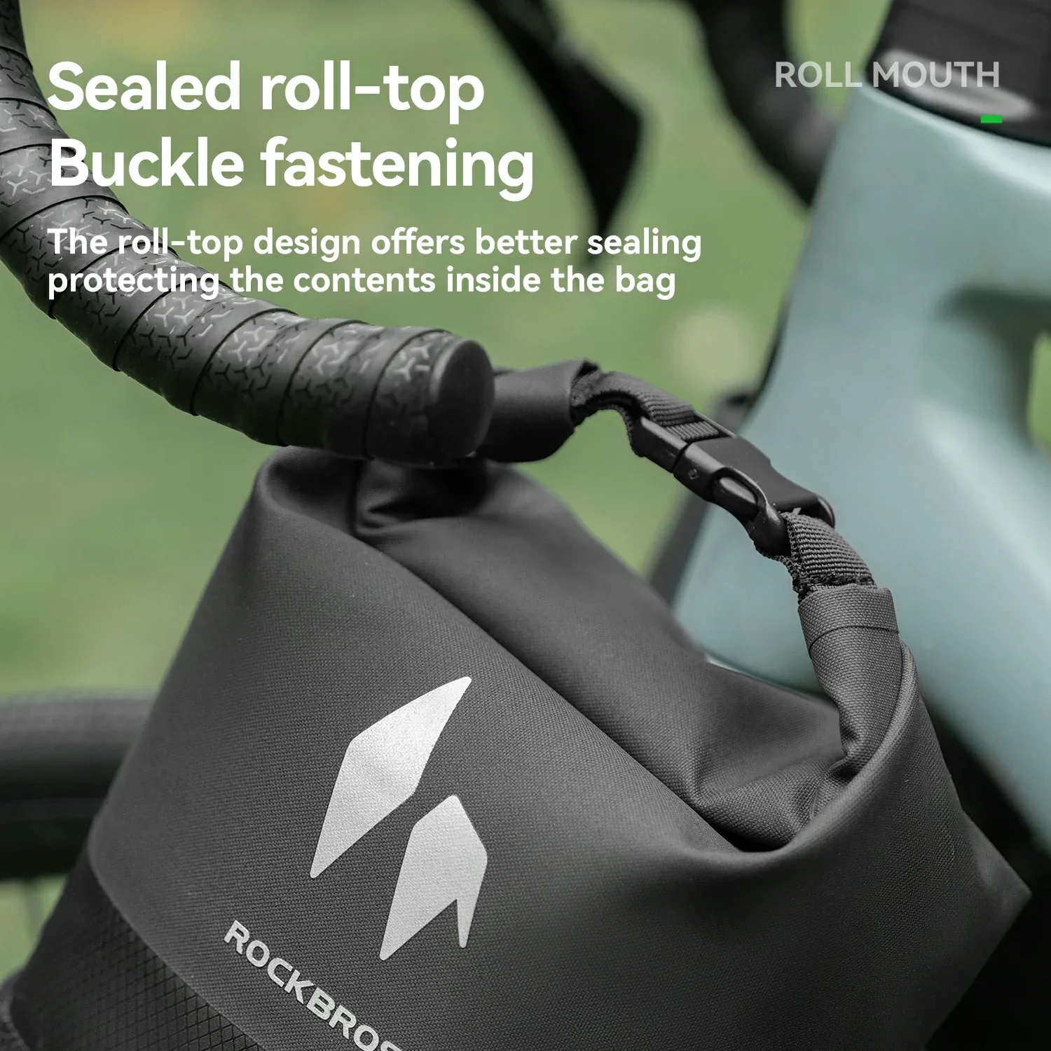 RideMate 100% Waterproof Bike Front Rack Bag 7L AS-156 - Image 10