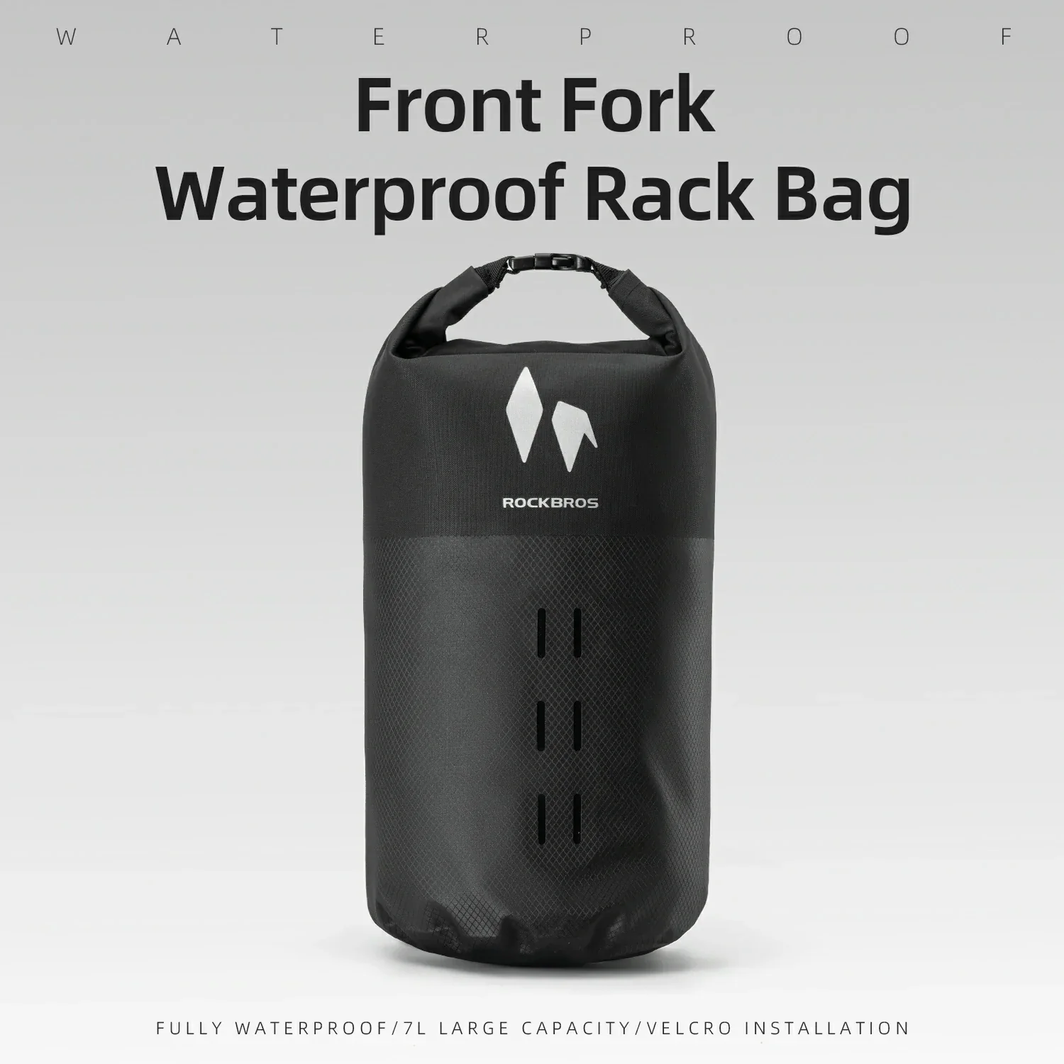 RideMate 100% Waterproof Bike Front Rack Bag 7L AS-156 - Image 6
