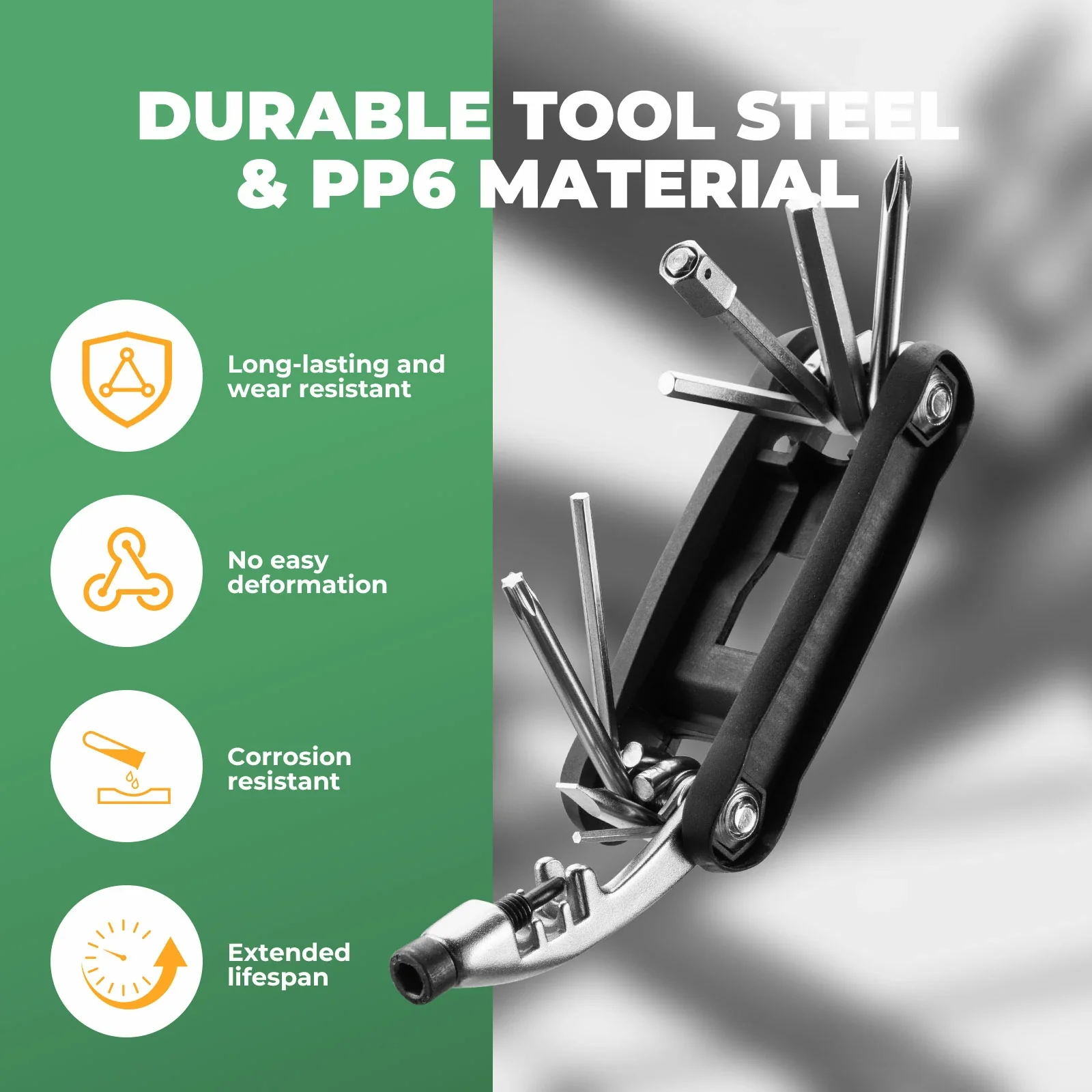 12-in-1 Bike Multi Tool Portable Repair Kit - Image 5