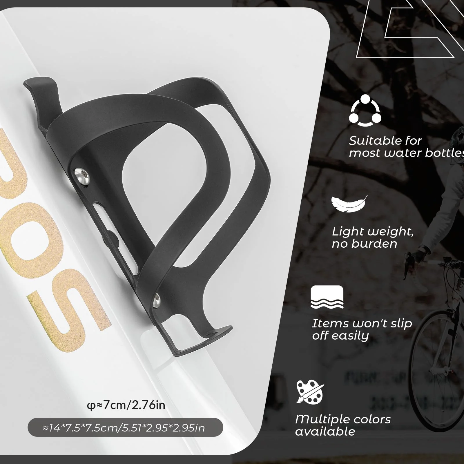 ROCKBROS Aluminum Alloy Lightweight Drinking Bottle Cage - Image 14