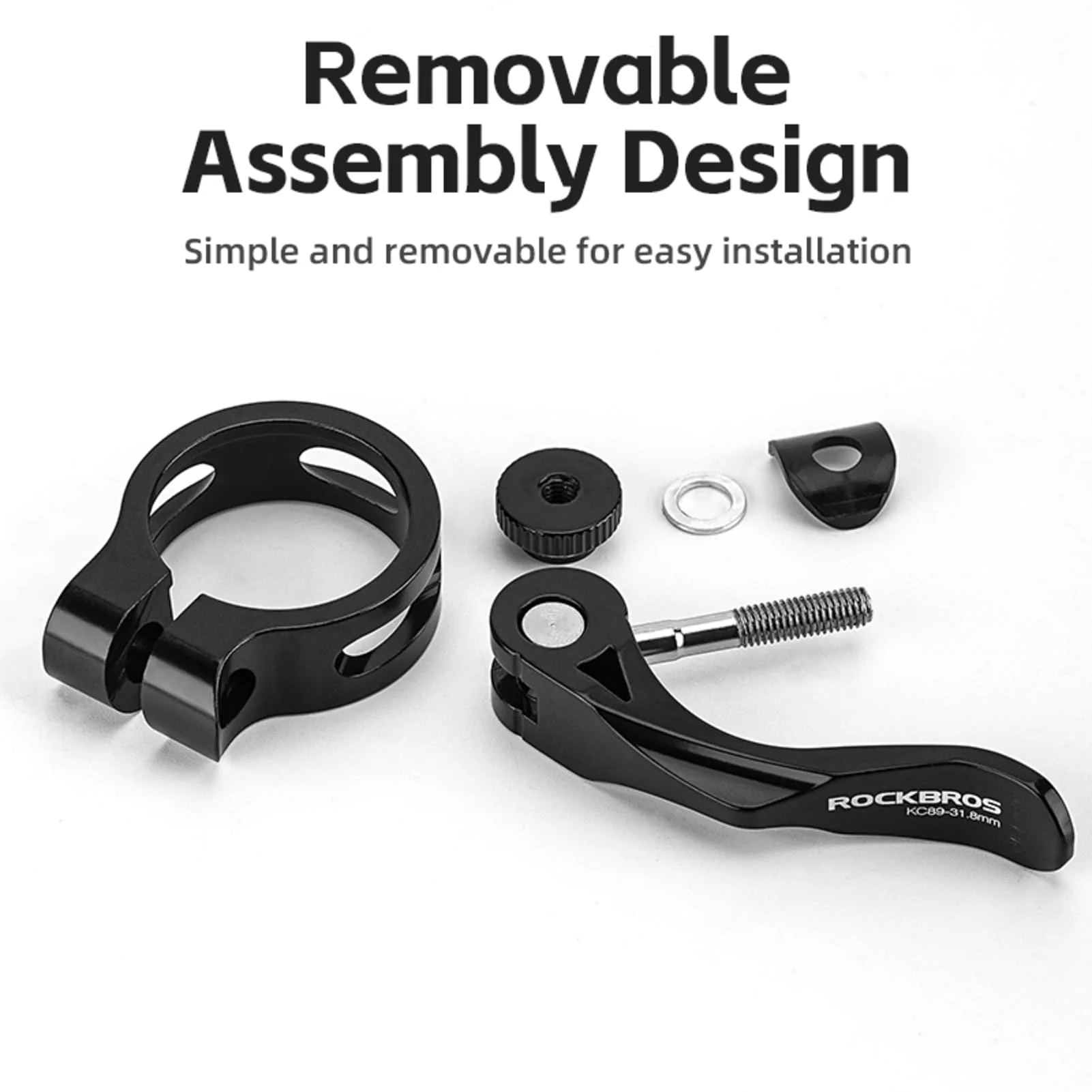 ROCKBROS Bicycle Seat Clamp With Quick Release - Image 15