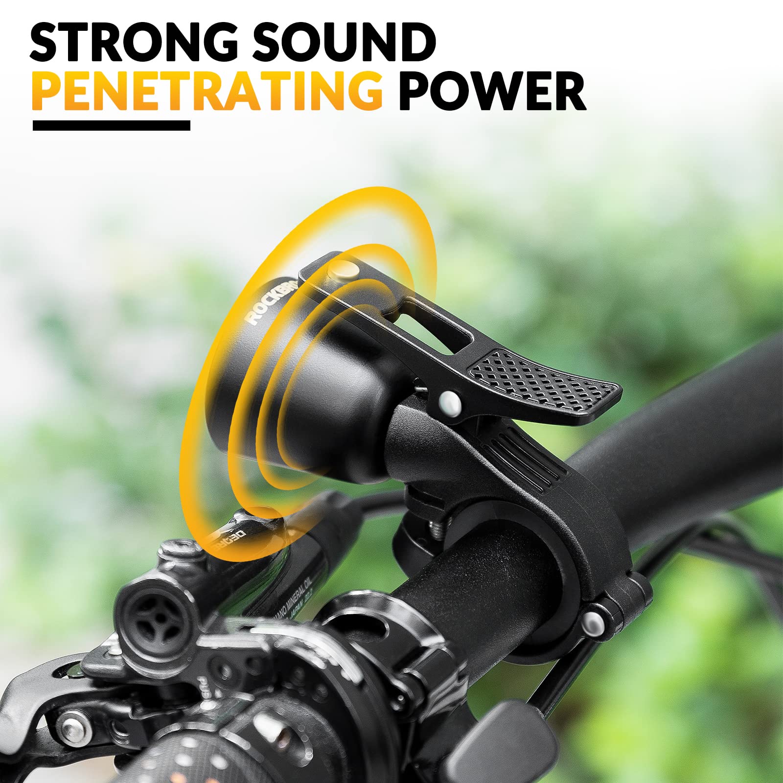 Loud Brass Bike Bell with Clear Ring for MTB - Image 8