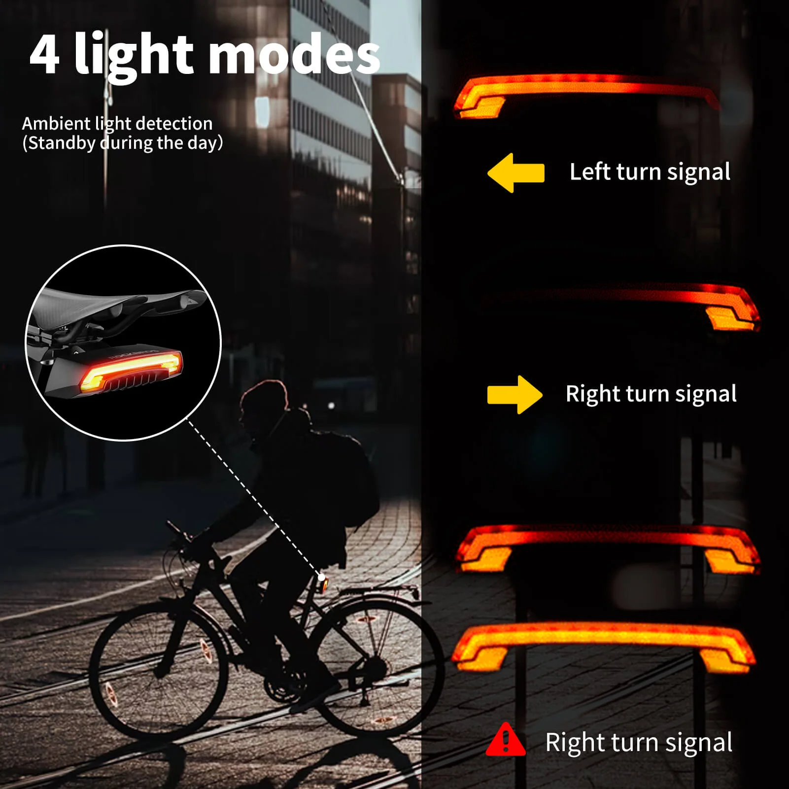ROCKBROS Bike Laser Rear Light - Image 5