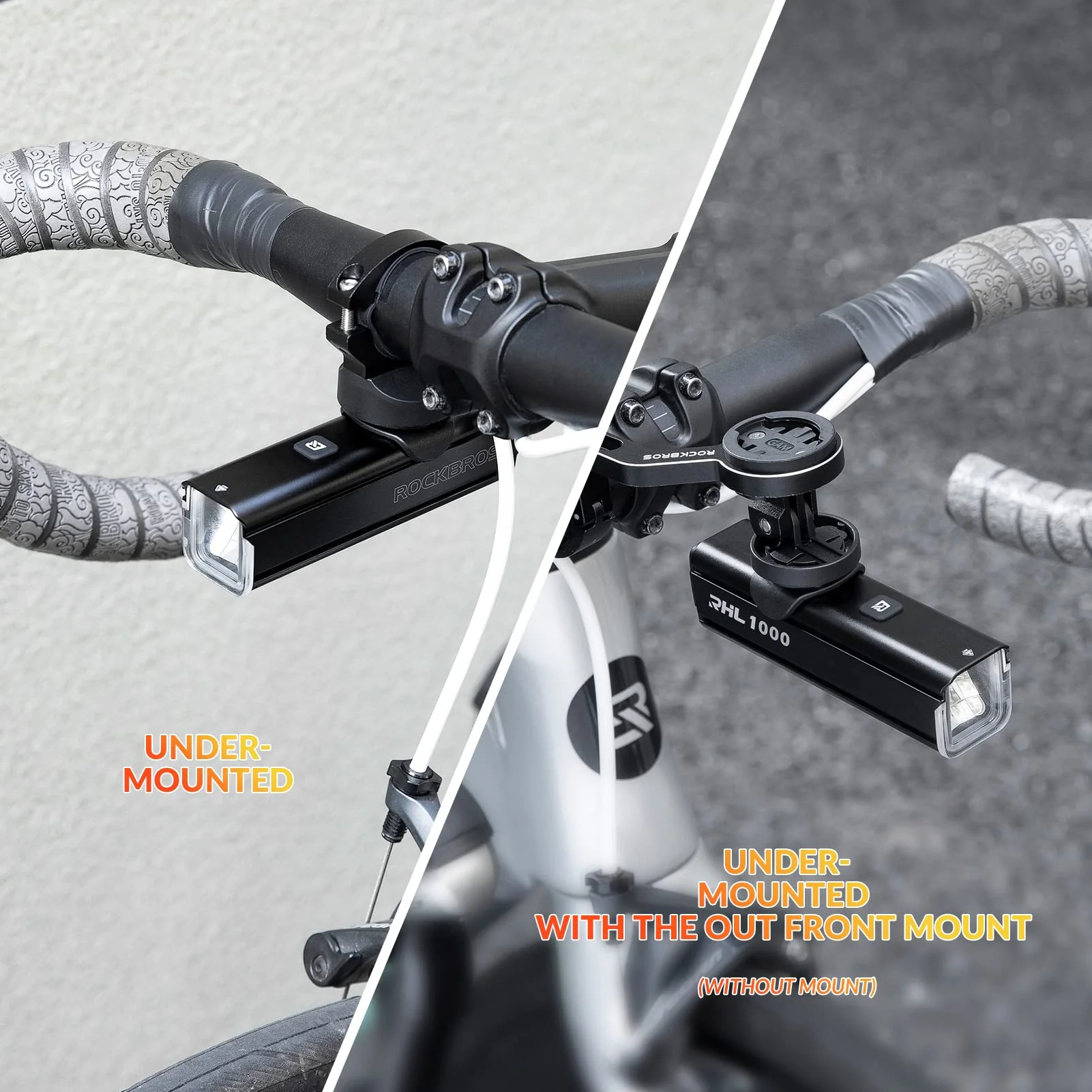 Bike Light 1000 Lumens Bike Front Light USB Rechargeable Waterproof - Image 6