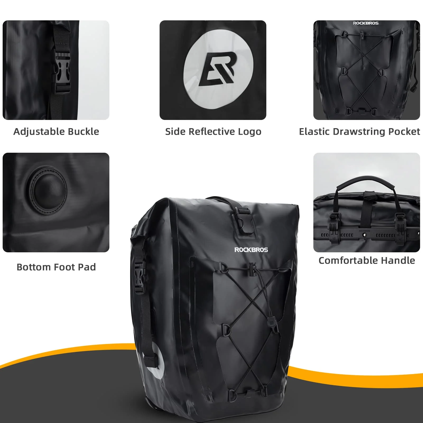 ROCKBROS Bike Pannier Bag 25L-32L 100% Waterproof - Image 50