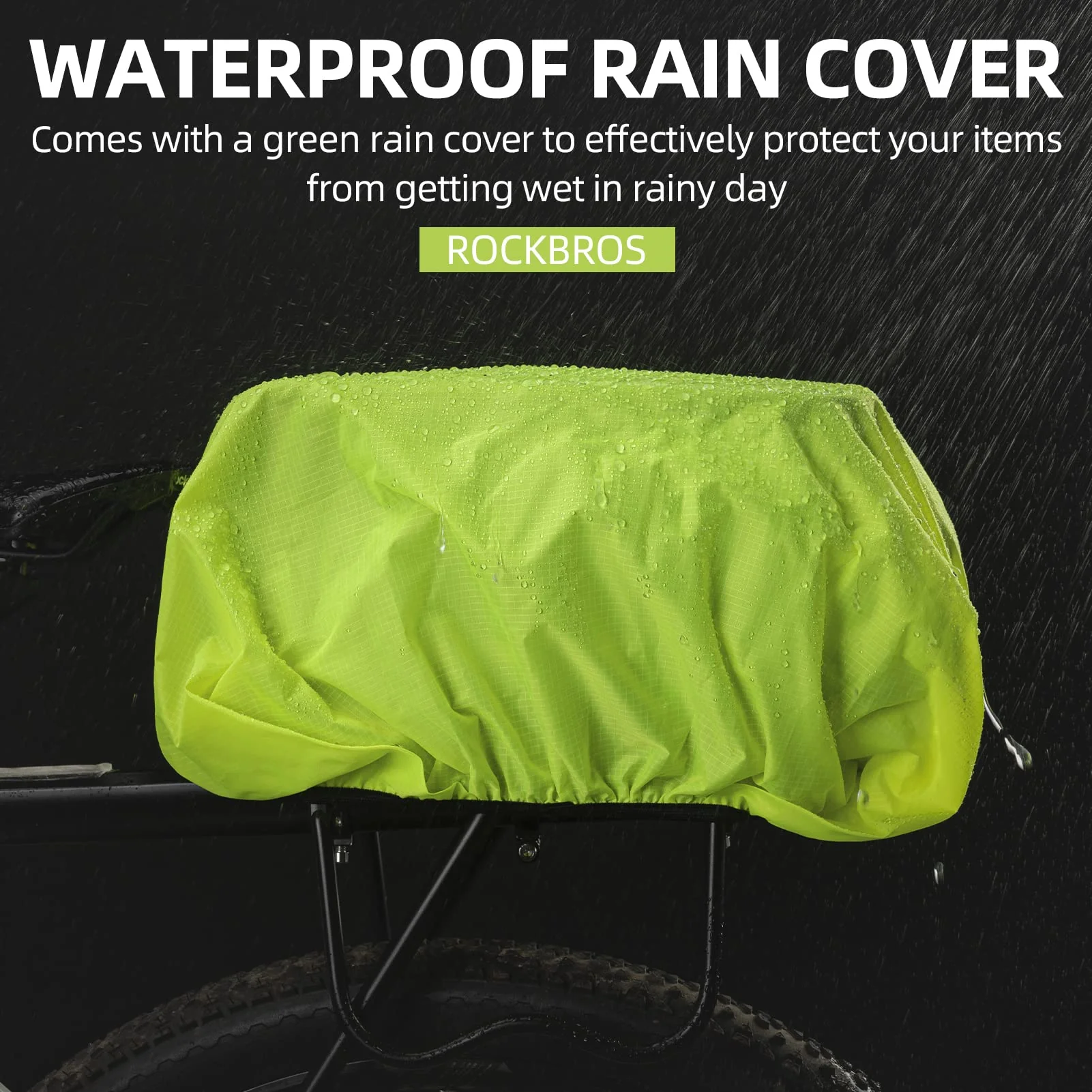 ROCKBROS Bike Pannier Bag Waterproof Rear Rack Transport Bag 9L - Image 11