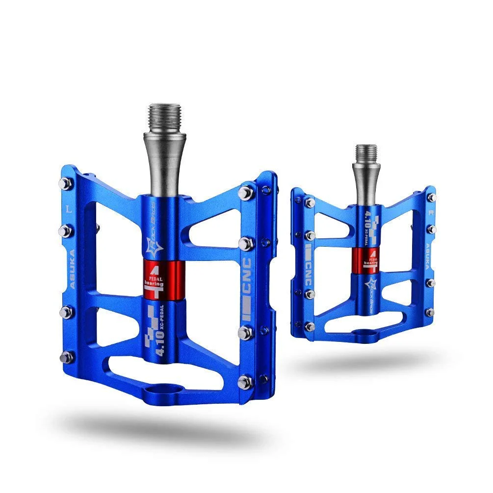 ROCKBROS Bike Pedals Aluminum Alloy Flat Pedals Wide Platform Non-Slip - Image 8
