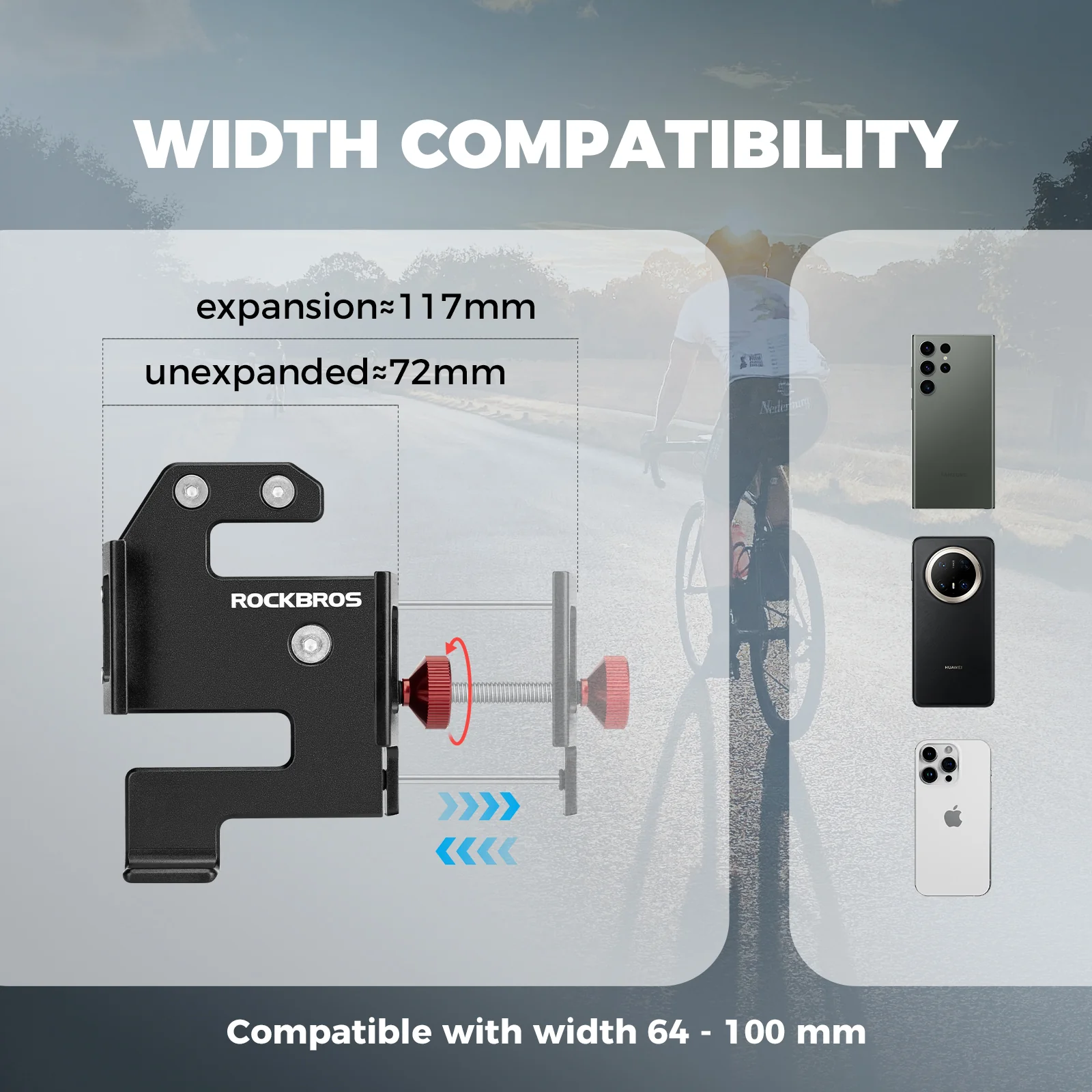Aluminium Bike Phone Holder - Image 6