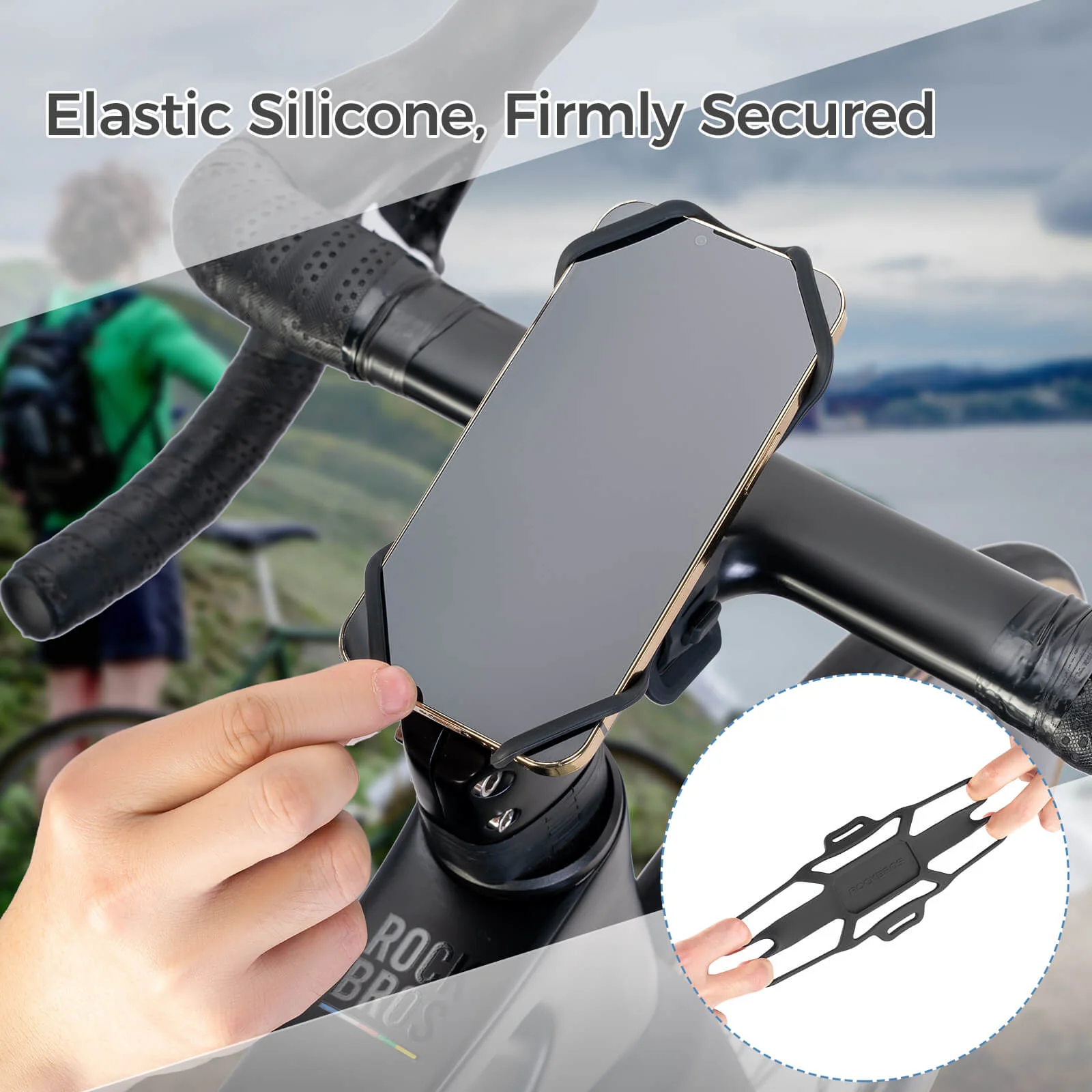 Silicone Bike Phone Mount with Quick Release - Image 3