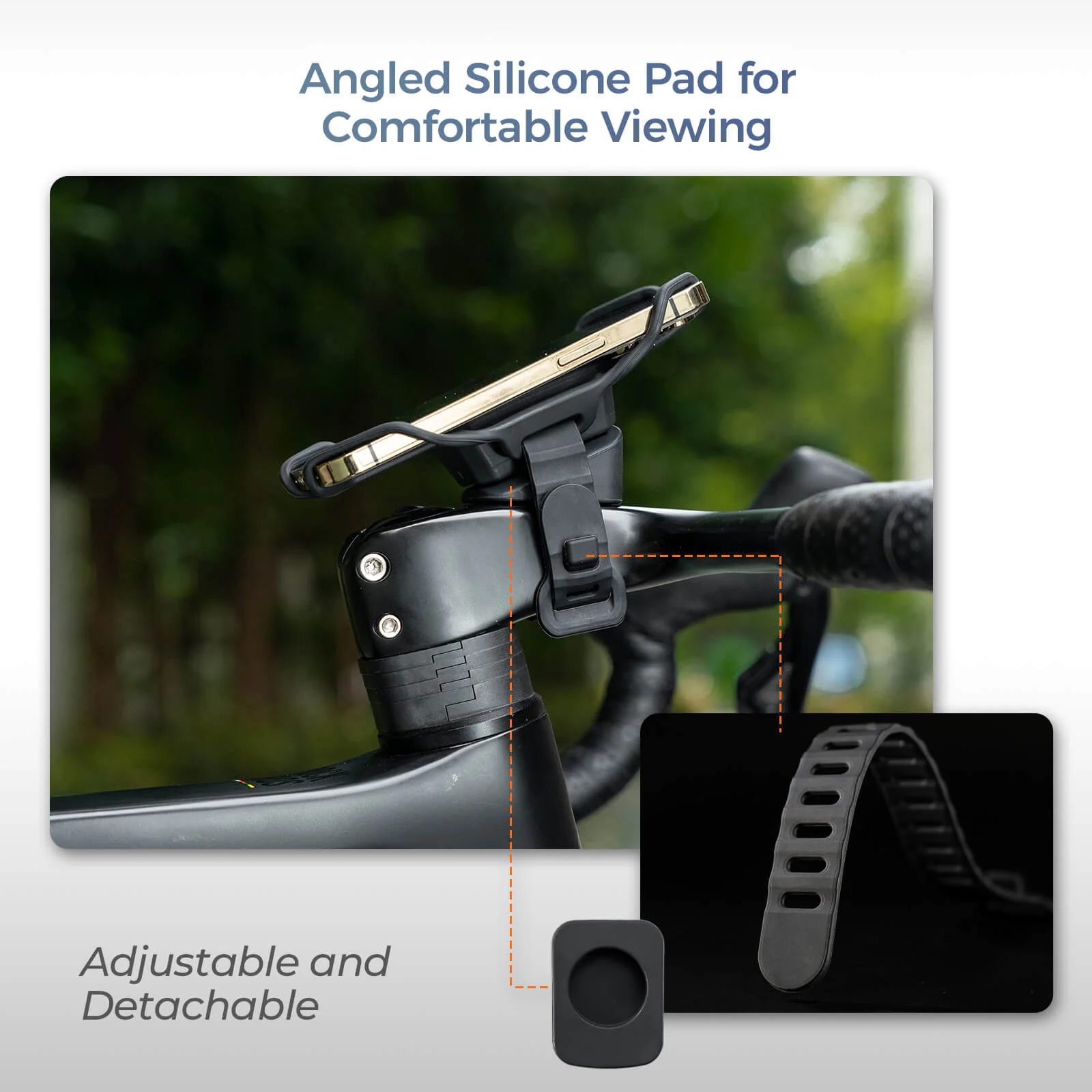 Silicone Bike Phone Mount with Quick Release - Image 5