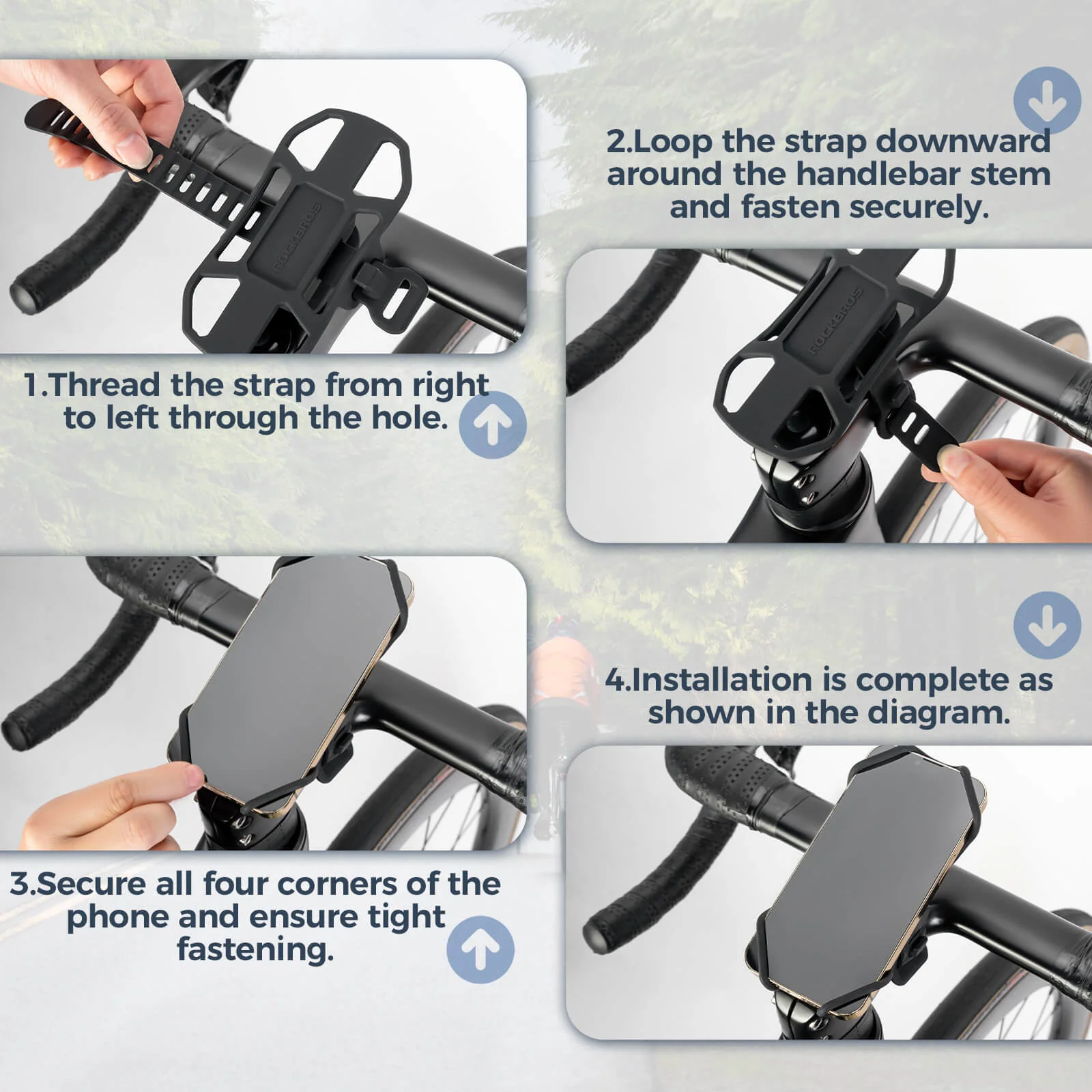 Silicone Bike Phone Mount with Quick Release - Image 8