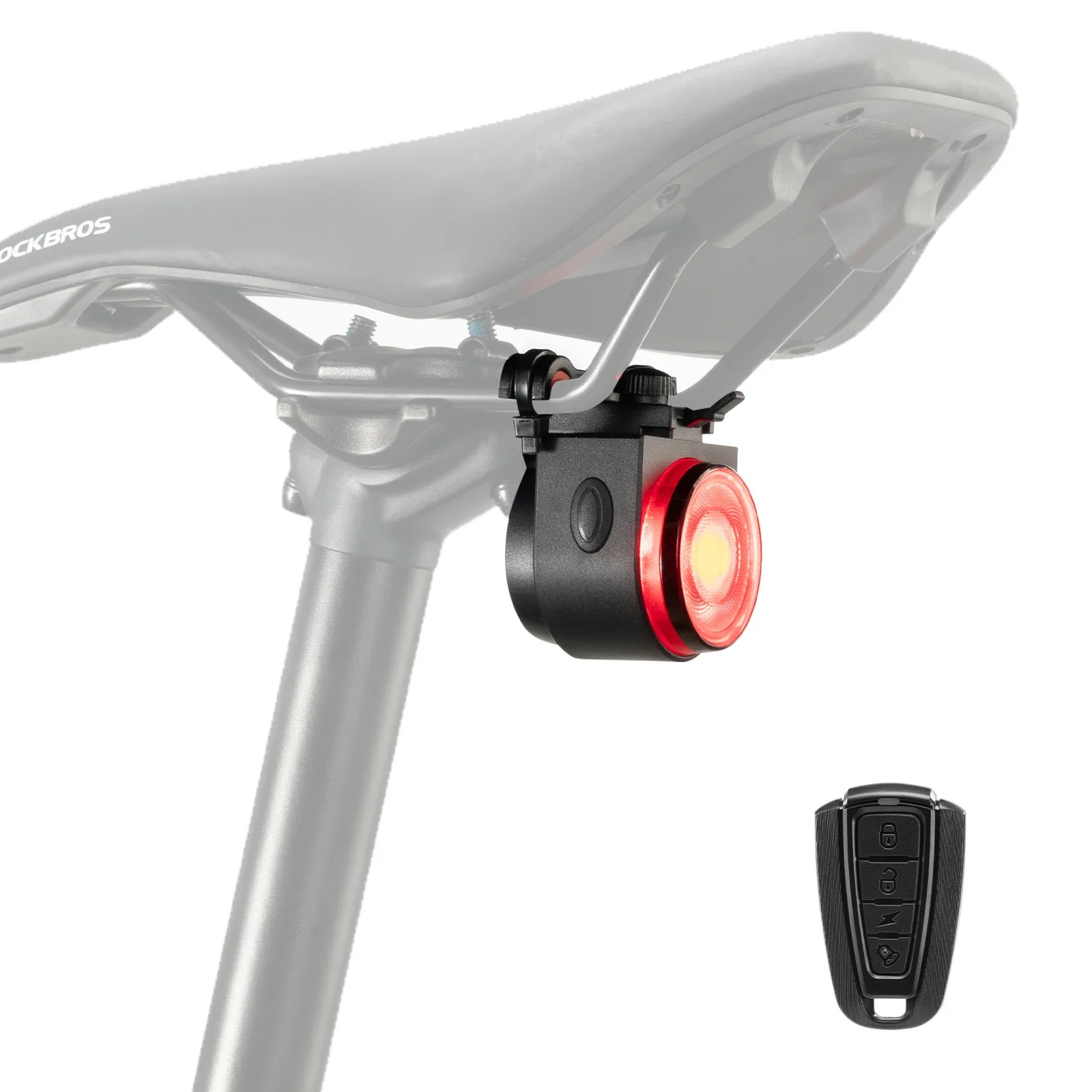 ROCKBROS Bike Rear Light with Horn - A8Pro - Image 2