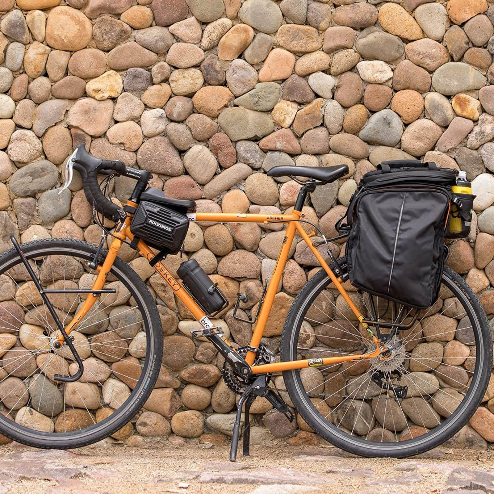 ROCKBROS Bike Rear Rack Pannier Waterproof Bag Bike Trunk Pack - Image 16