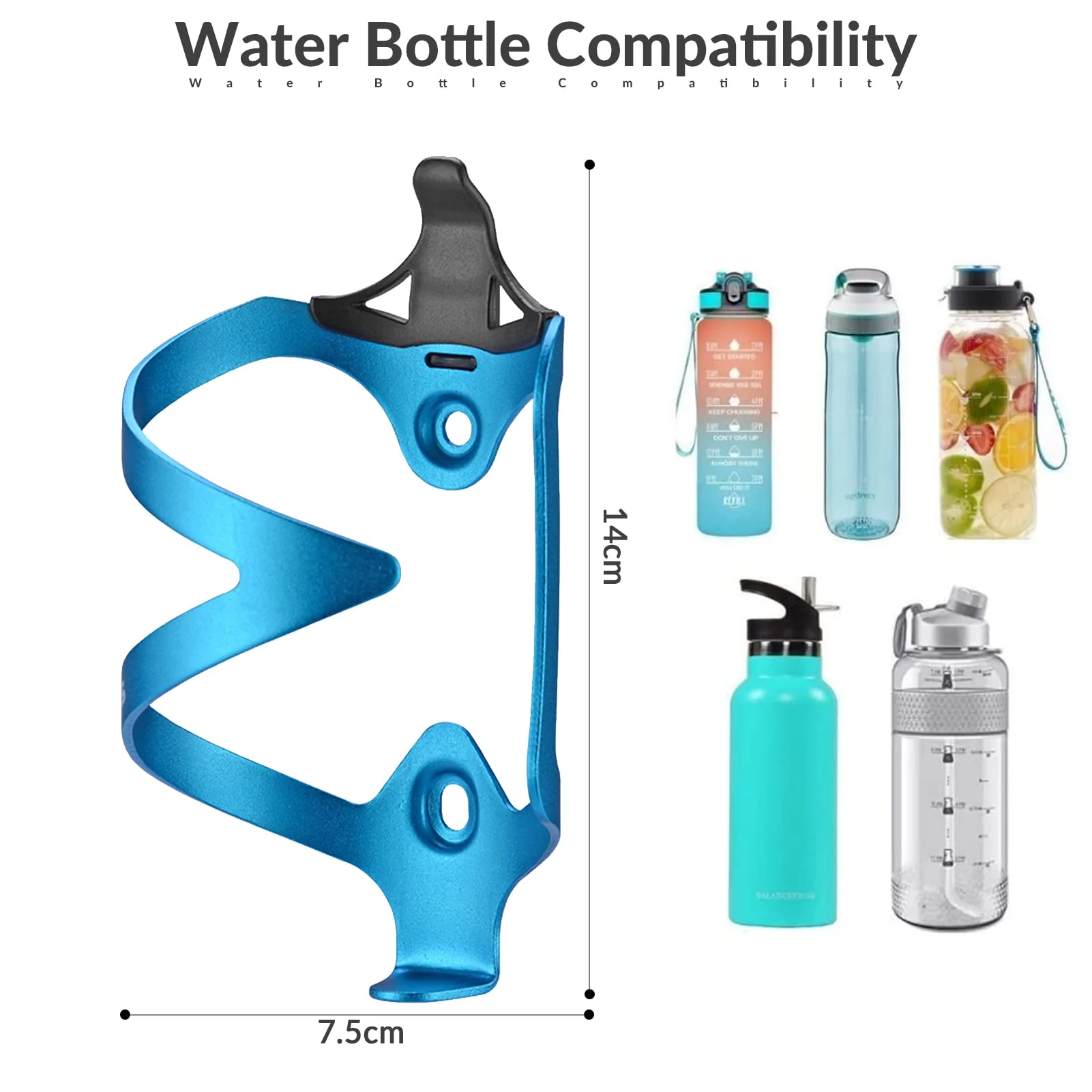 ROCKBROS Bike Water Bottle Cage Aluminum Alloy Bicycle Bottle Holder - Image 9