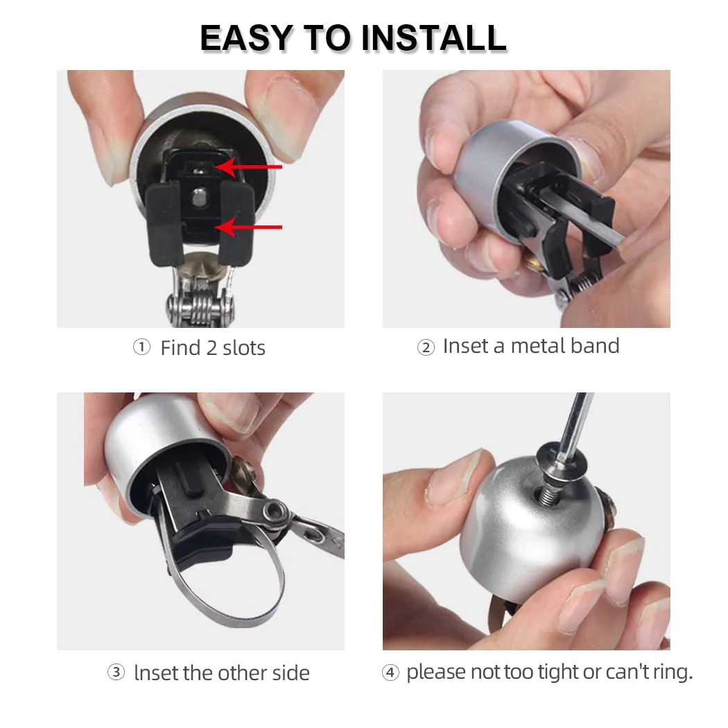 ROCKBROS Cycling Bell Ring Loud Handlebar Alarm Bicycle Bell - Image 31
