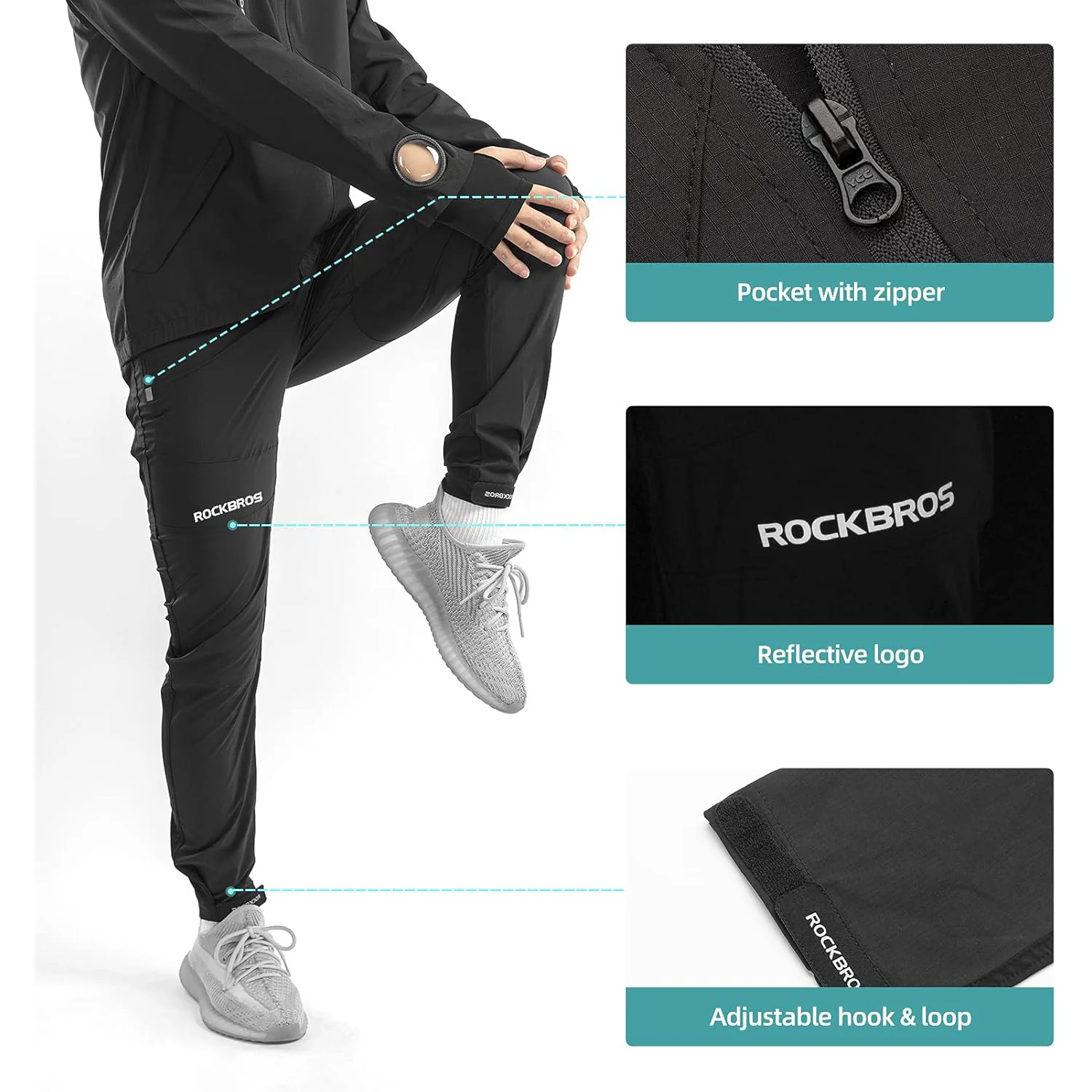 ROCKBROS Men's Breathable Cycling Clothing Set for Summer and Autumn - Image 4