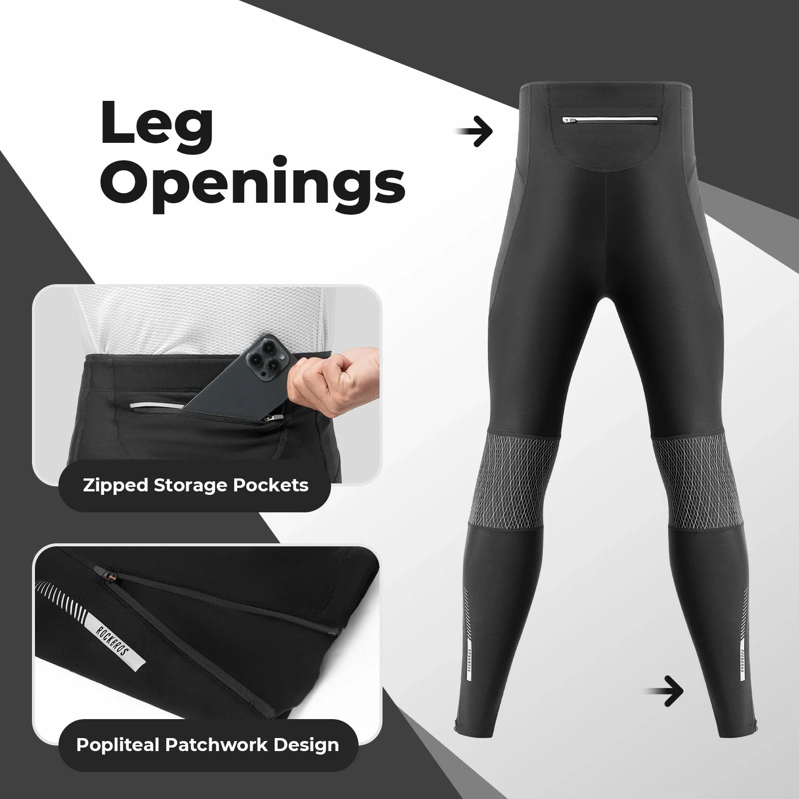Men’s Cycling Tights Thermal - YDCK003 - Image 3