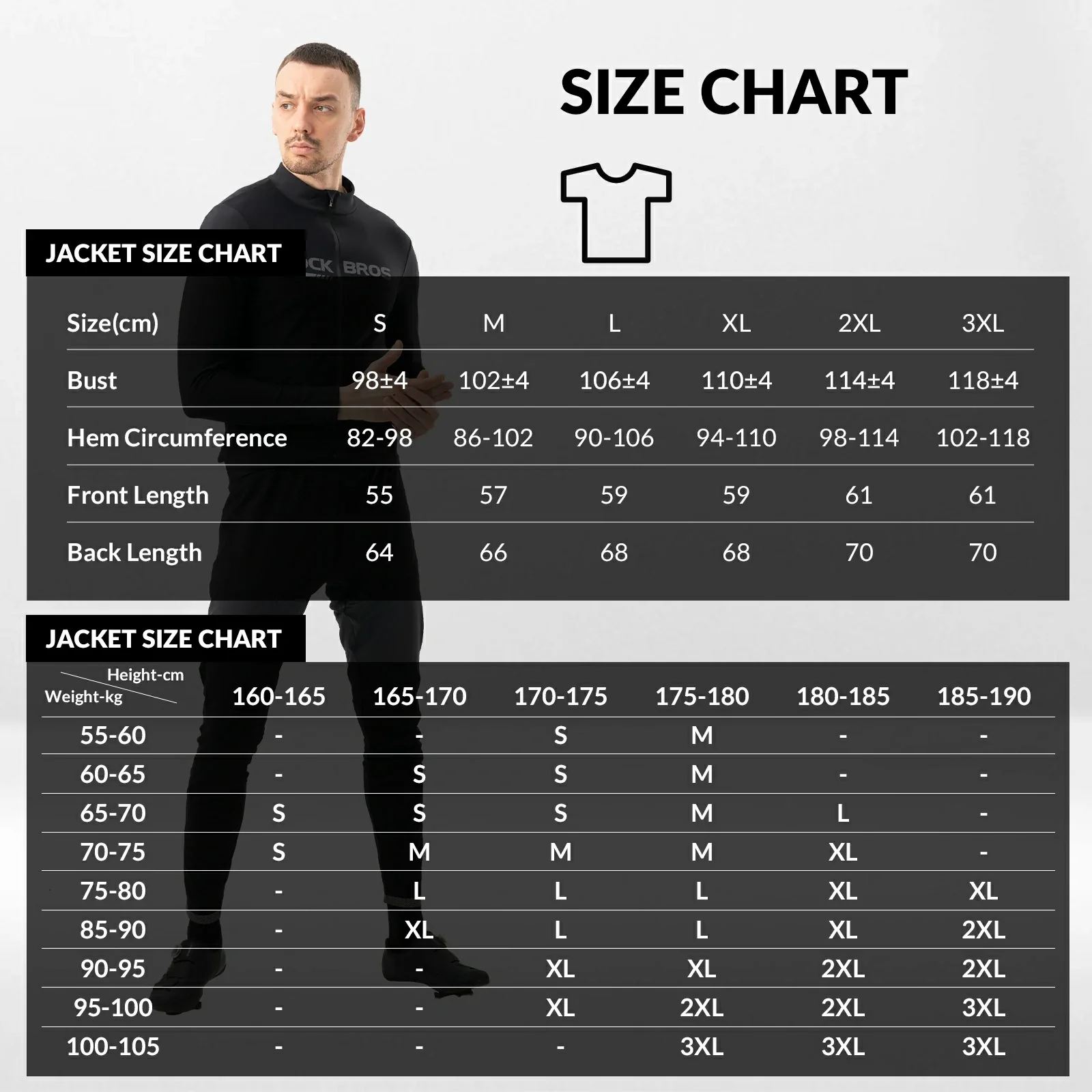ROCKBROS Men's Winter Cycling Jersey Thermal - Image 7