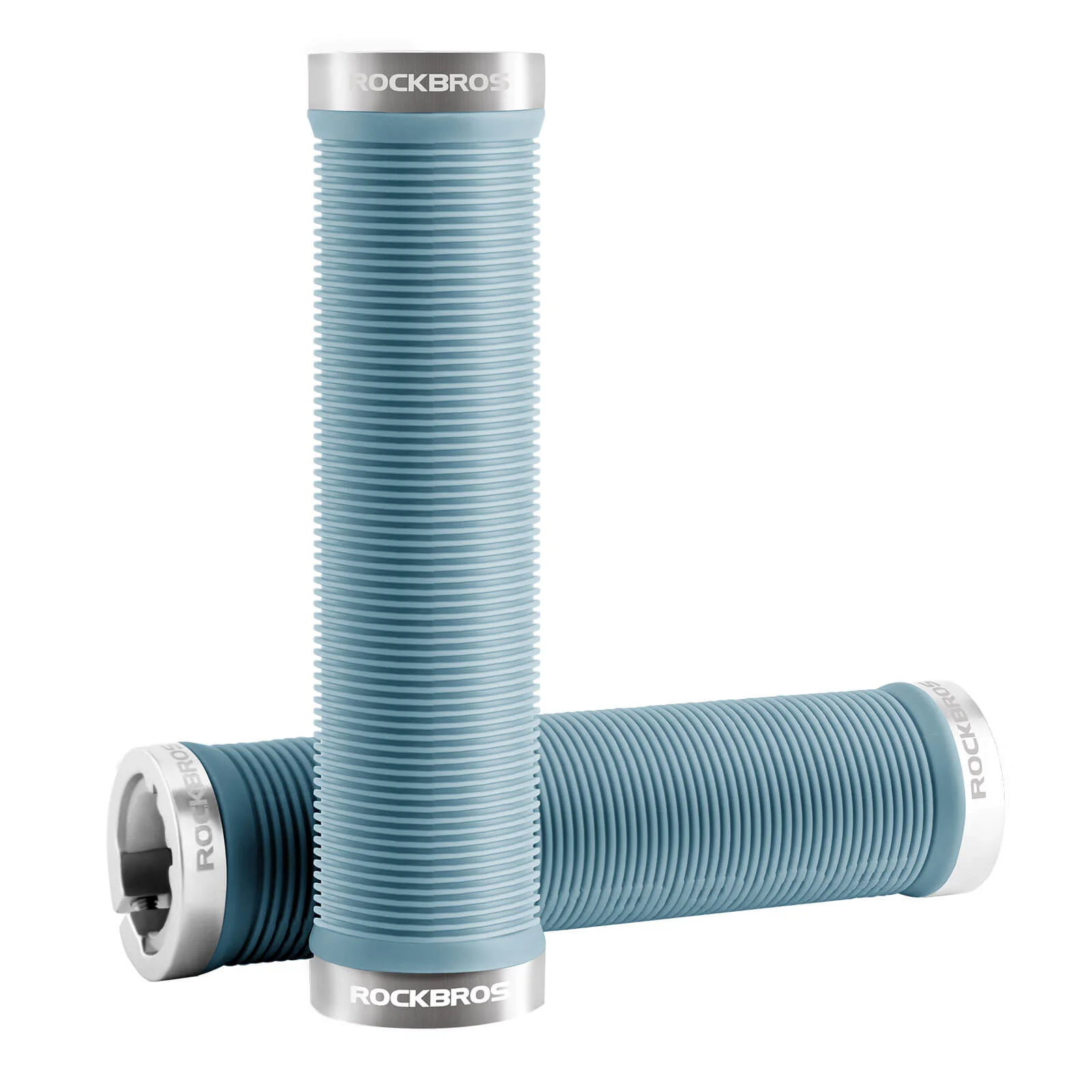 ROCKBROS Non-Slip Double Lock Bike Handlebar Grips 2.22mm Universal Fit - Image 2
