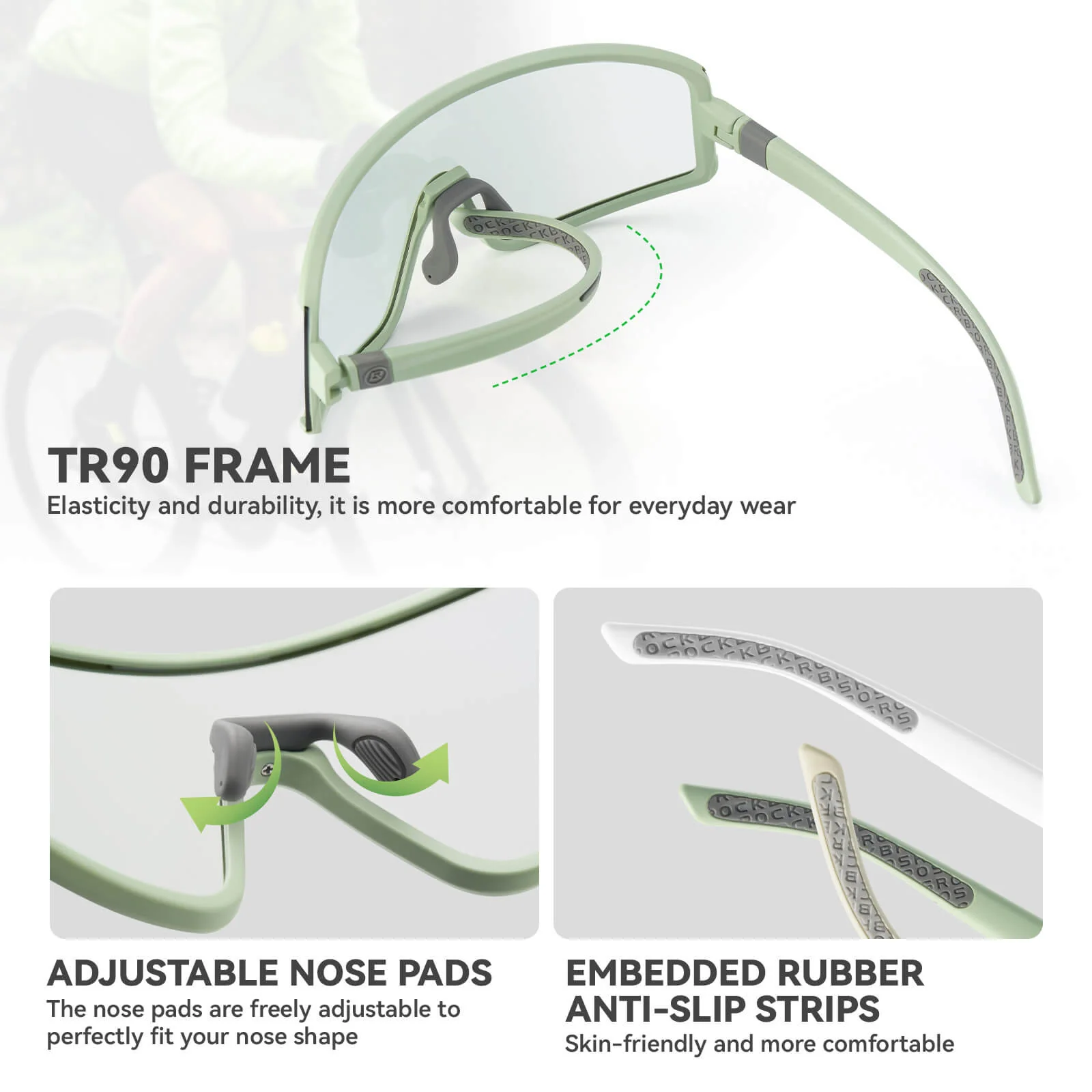 Polarized Cycling Sunglasses - SP376 - Image 16