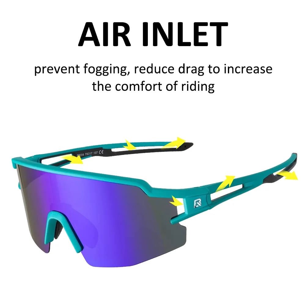 ROCKBROS Polarized Sunglasses Mens Womens Cycling Glasses for Outdoor Sports - Image 3