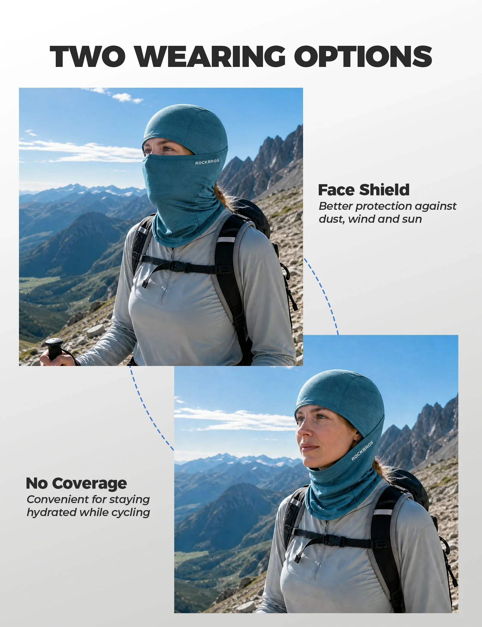 ROCKBROS Summer Ice Silk Balaclava Face Mask - Image 10