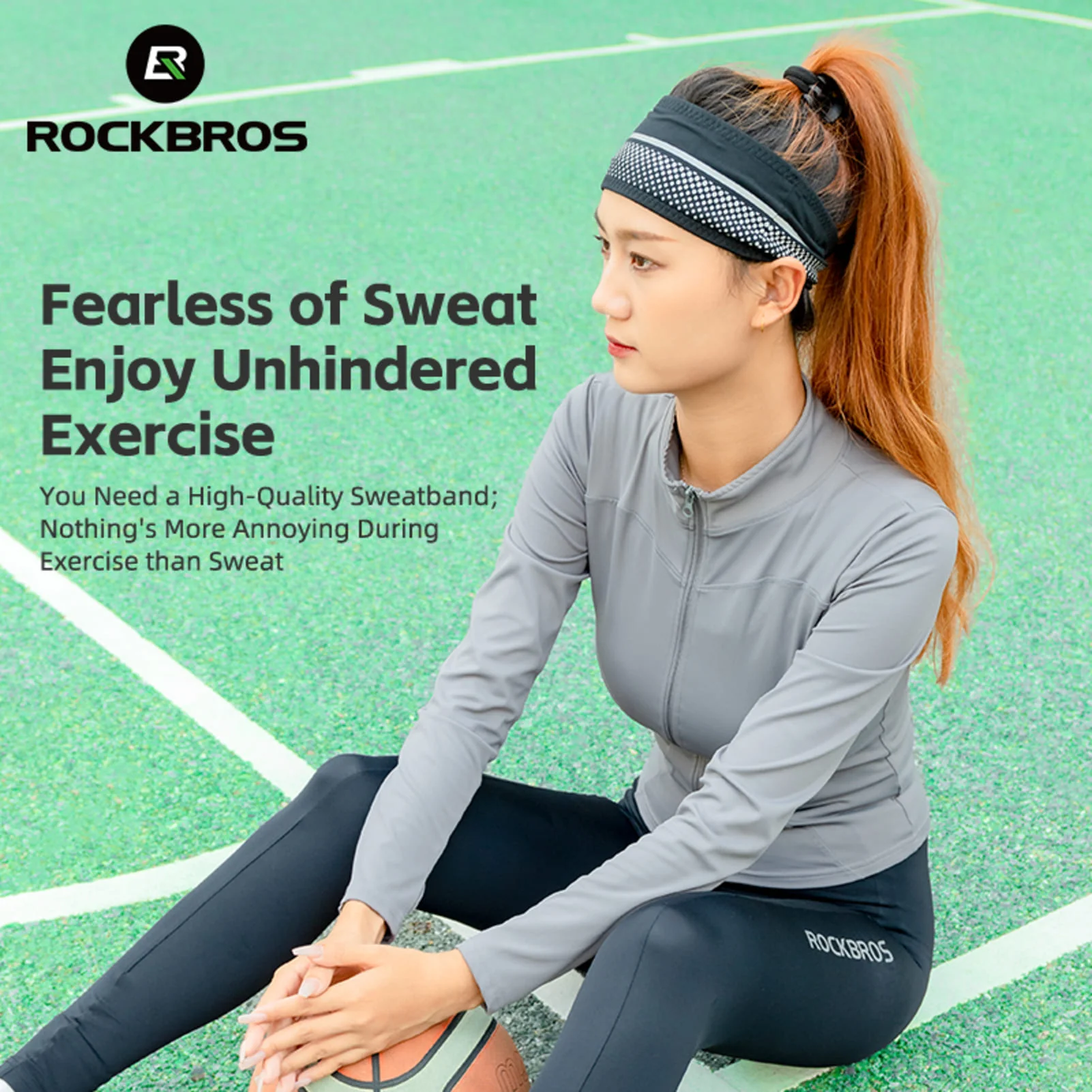 ROCKBROS Sweat Band Sports Reflective Breathable - Image 11